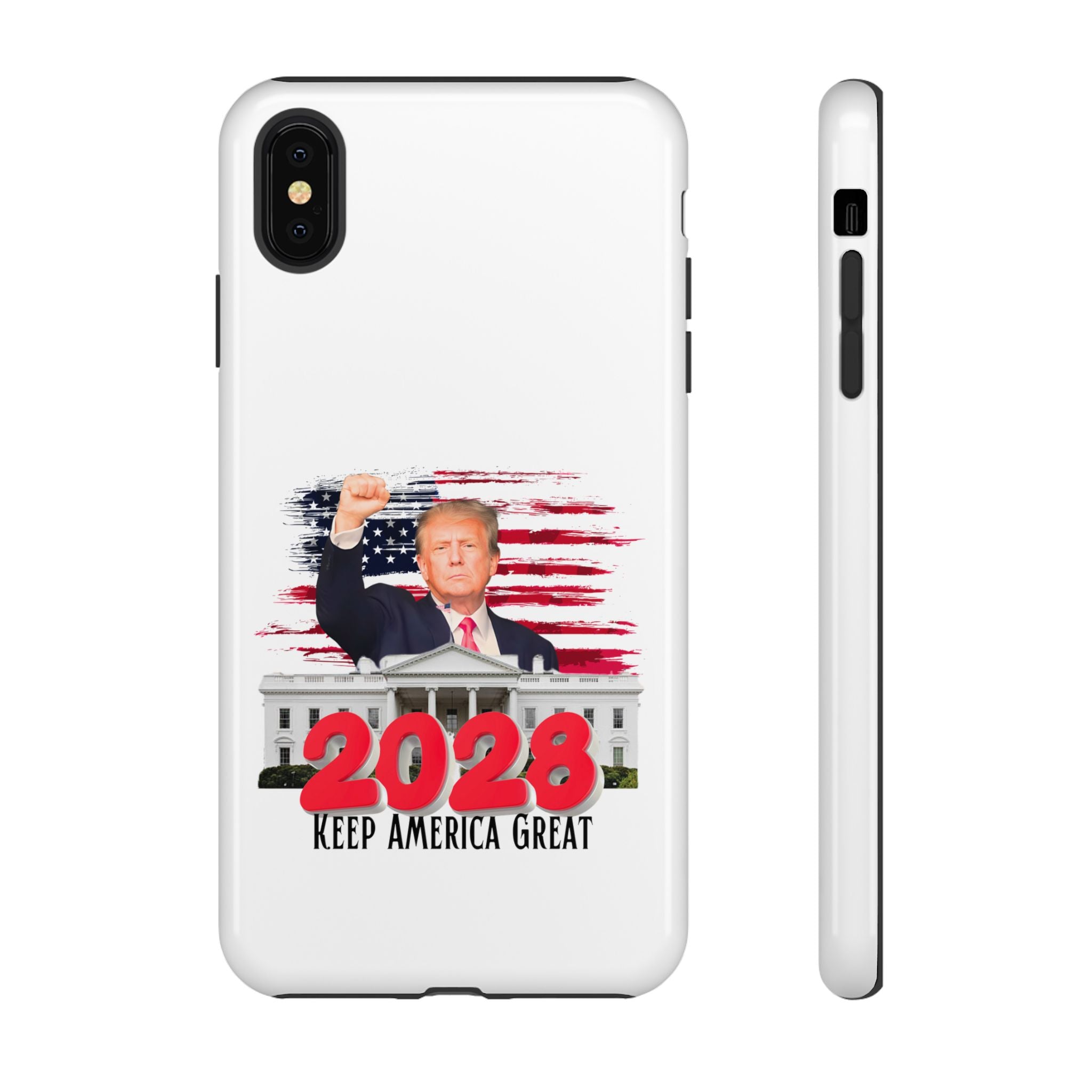2028 Keep America Great Phone Case | Patriotic Trump Design