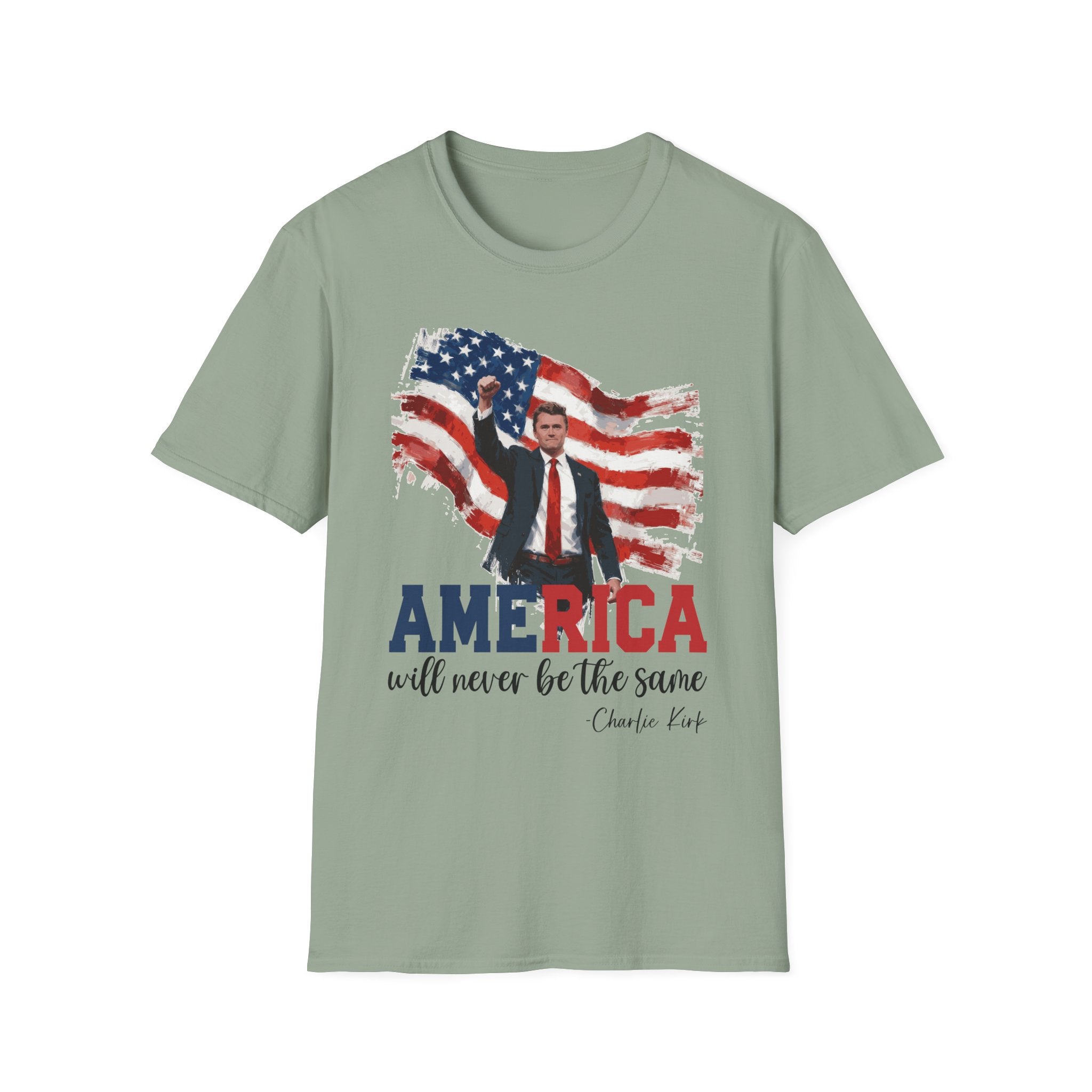 Charlie Kirk Patriotic T-Shirt - America Quote Tee, Fourth of July Shirt Independence Day Gift, Election Day Apparel, Mens Womans Boys Girls