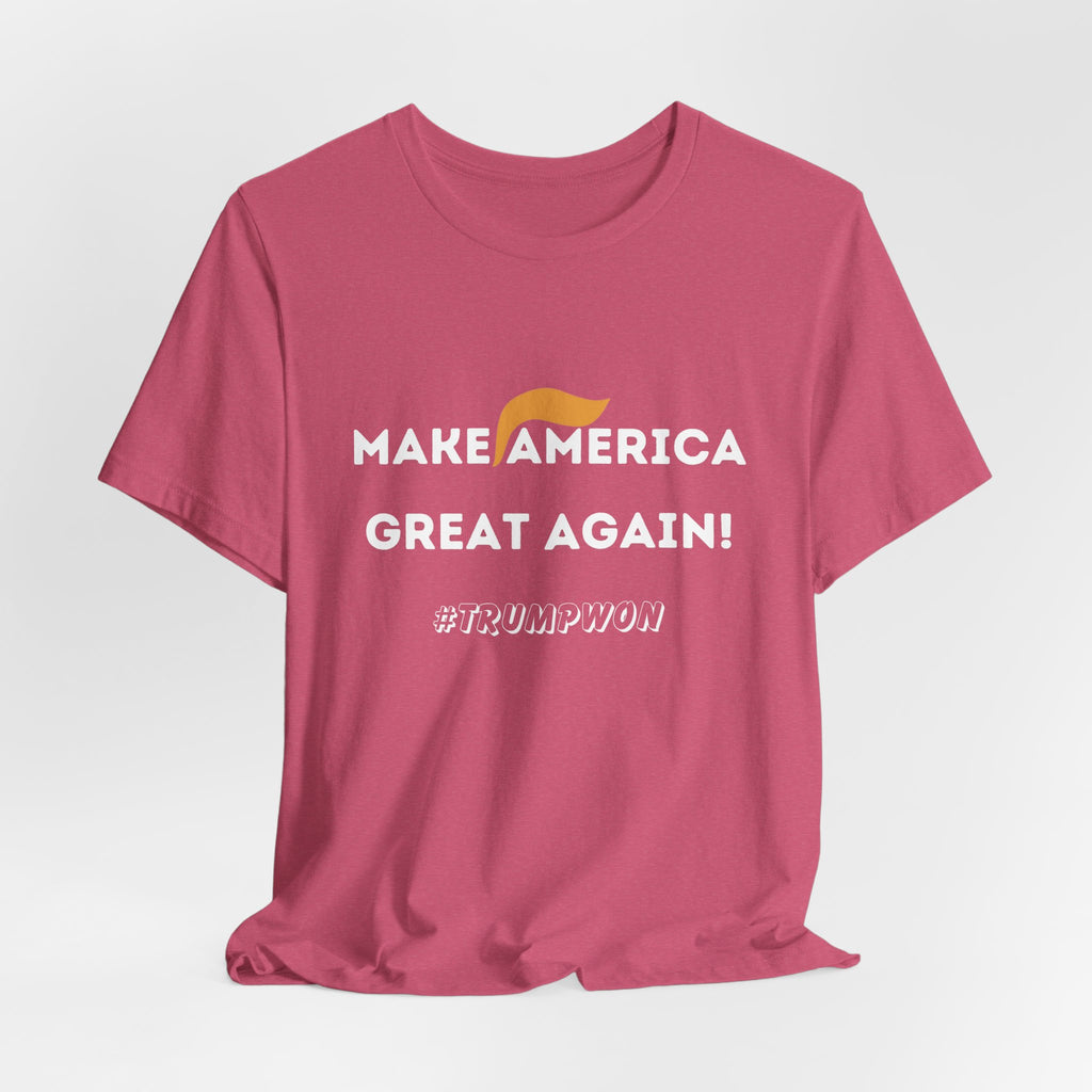Make America Great Again T-Shirt — Retro Hair Icon Political Tee
