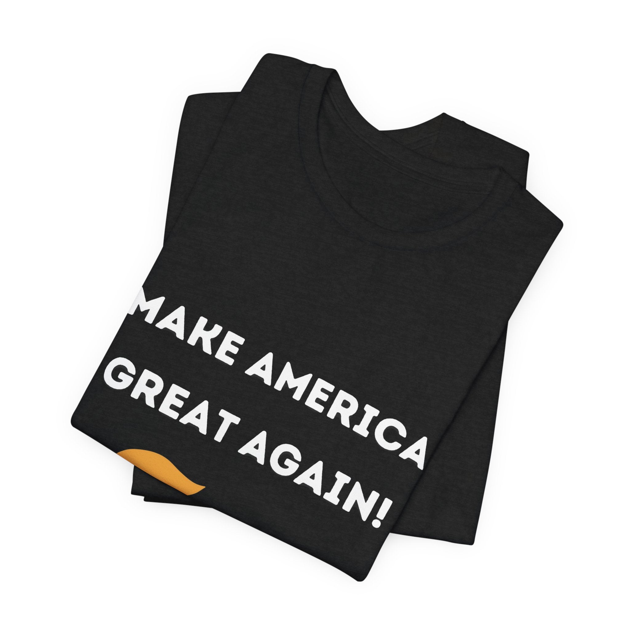Make America Great Again #TrumpWon Mens Womans Jersey Short Sleeve Tee, Election Tee, Political Shirt, Patriotic Apparel, American Flag Clothing