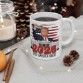 2028 Keep America Great Mug — Patriotic White Ceramic Coffee Cup (11oz, 15oz)