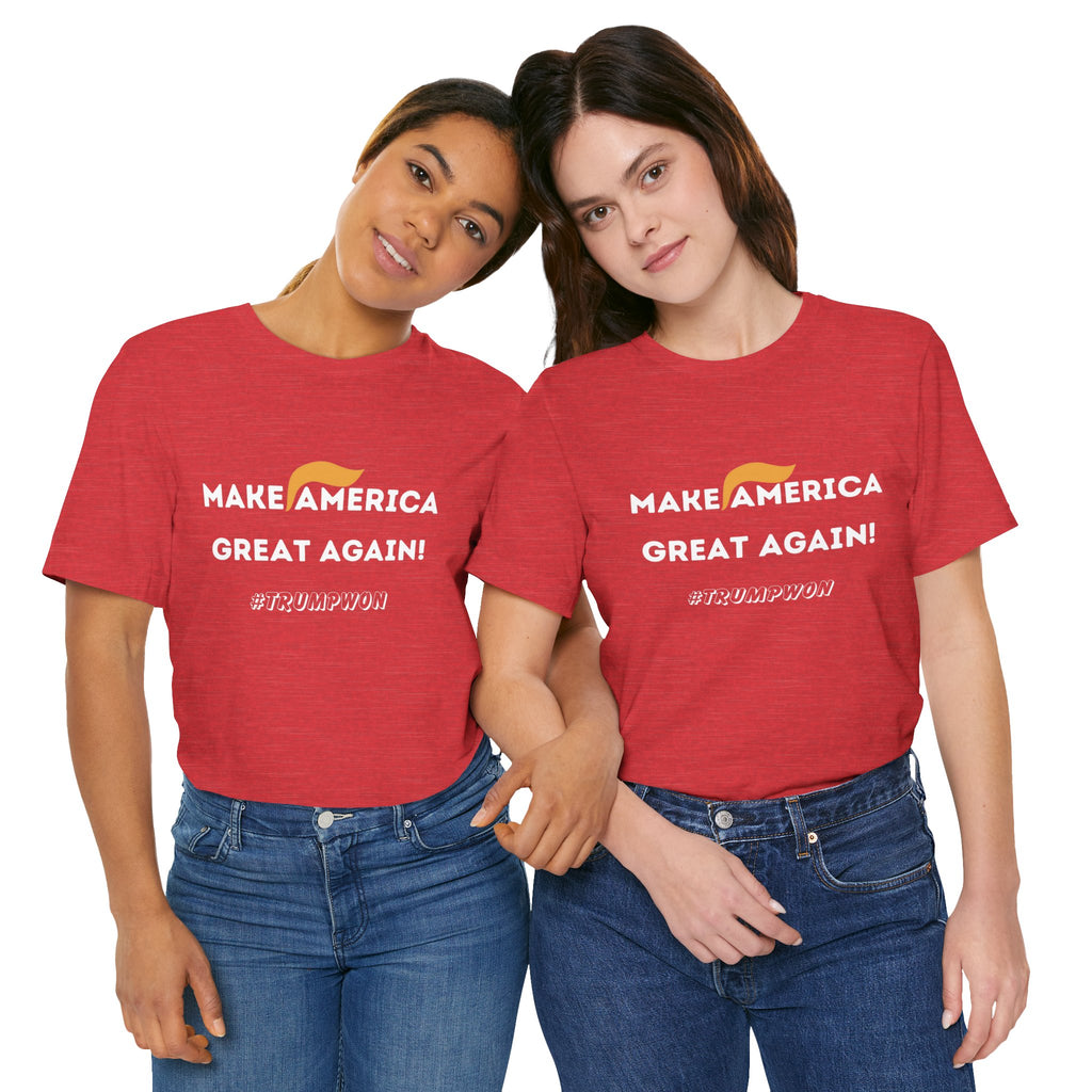 Make America Great Again T-Shirt — Retro Hair Icon Political Tee