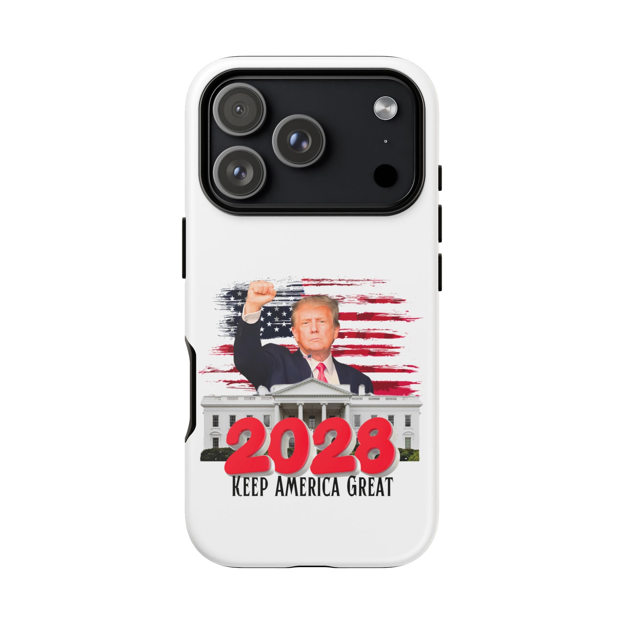 2028 Keep America Great Phone Case | Patriotic Trump Design