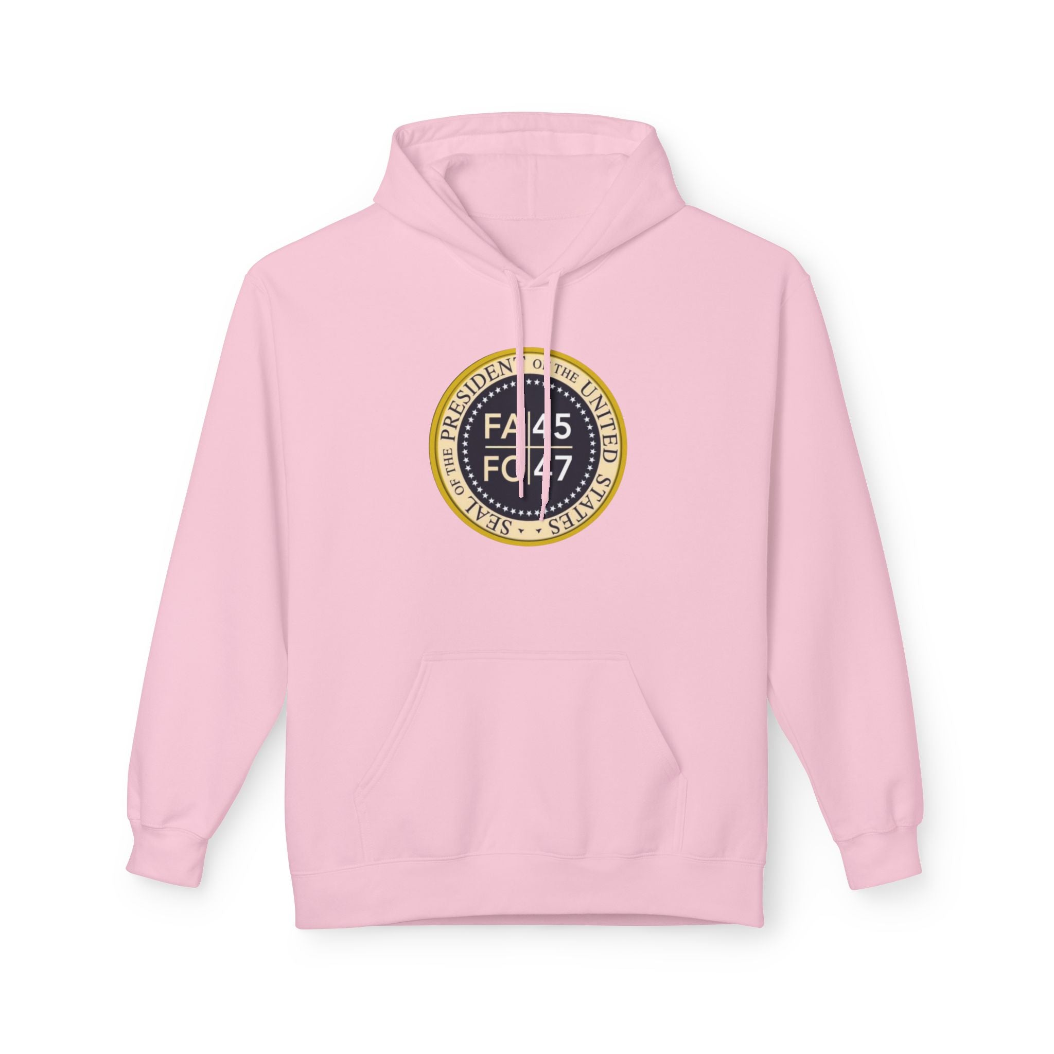 FA45 FO47 Trump Seal Hoodie | Political Satire Presidential Seal