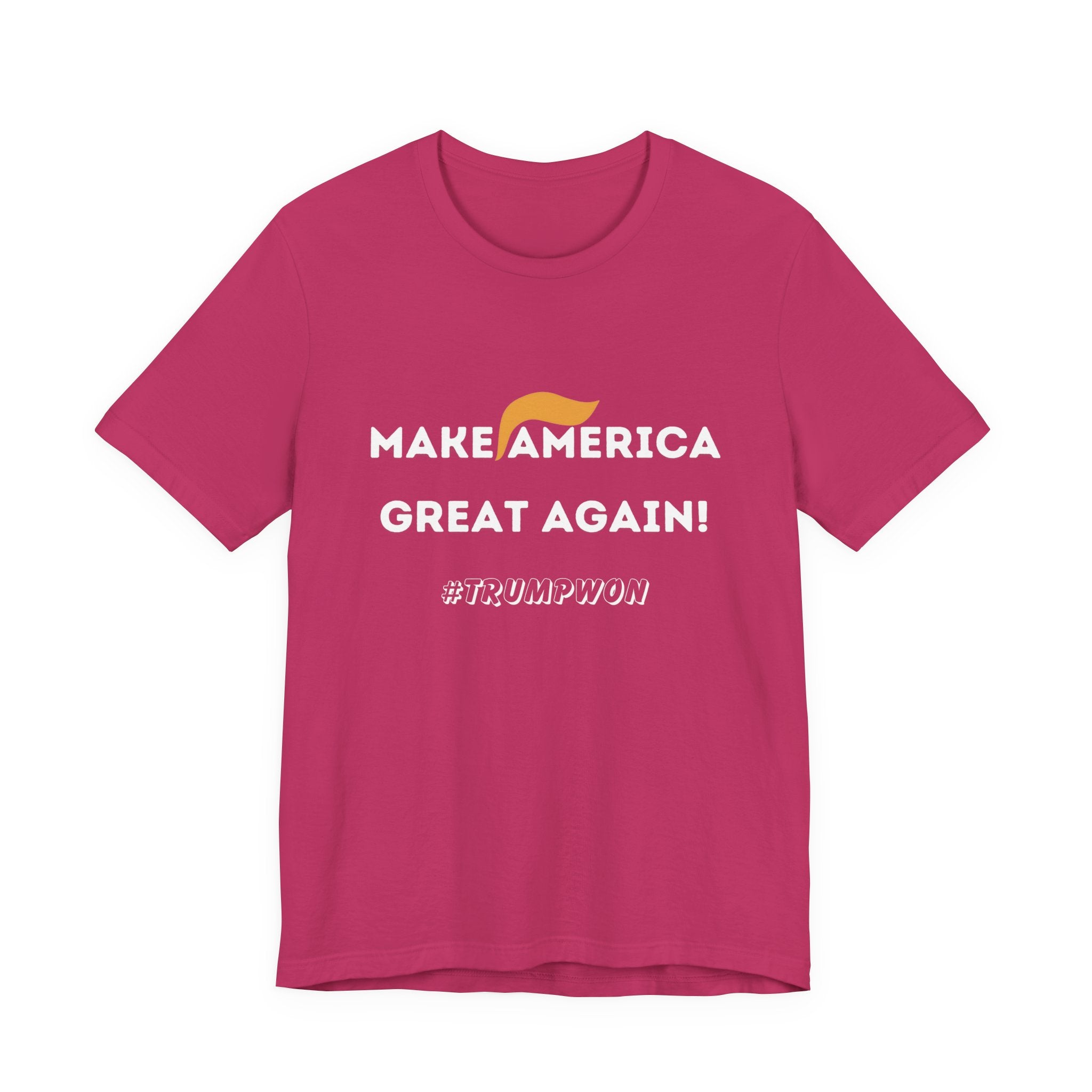 Make America Great Again Unisex Jersey Short Sleeve Tee, Patriotic Tee, Political Shirt, USA Tee, America Shirt, Election Tee