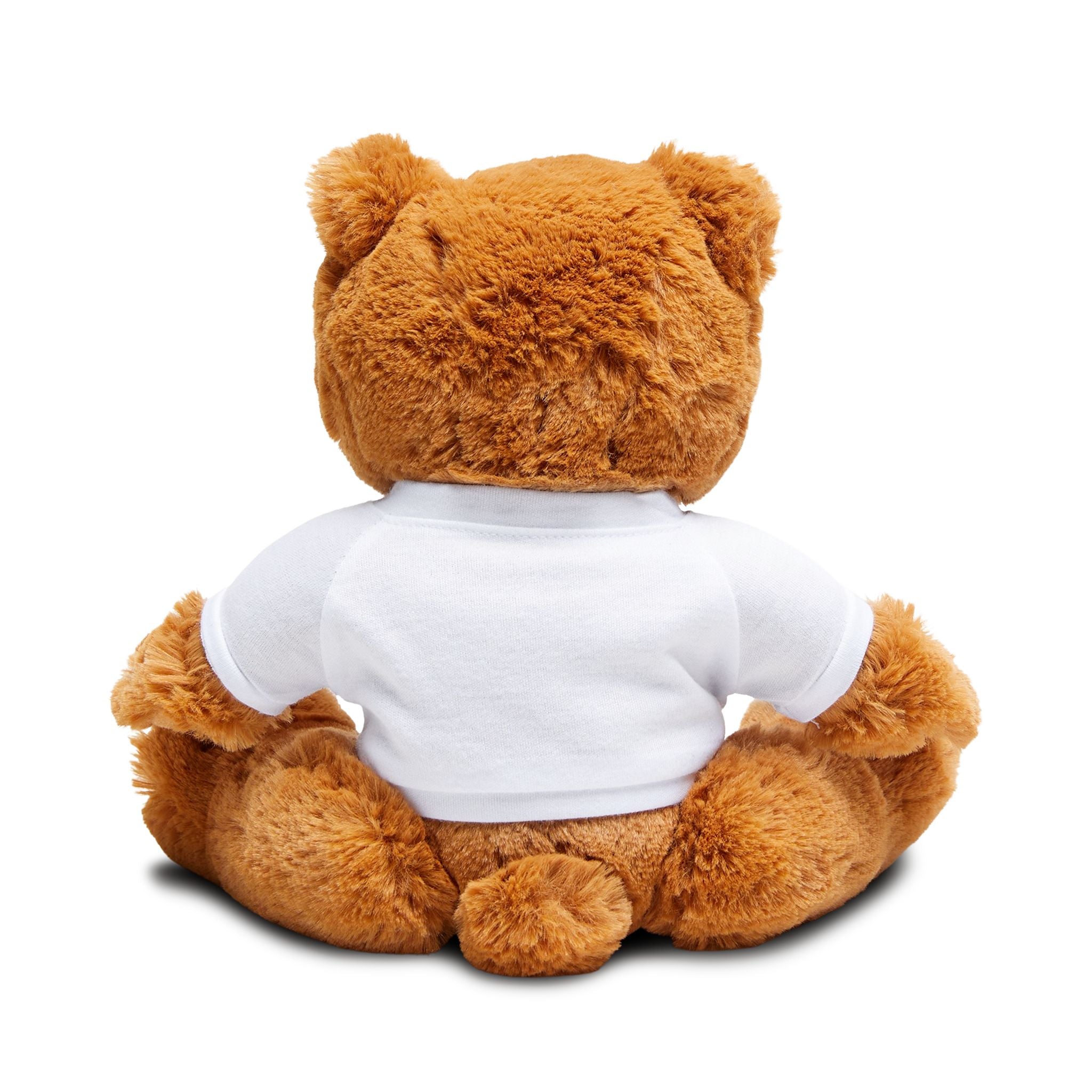 Trump Teddy Bear with Political Logo T-Shirt Plush Toy | Brown Stuffed Animal