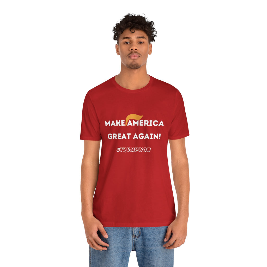 Make America Great Again T-Shirt — Retro Hair Icon Political Tee