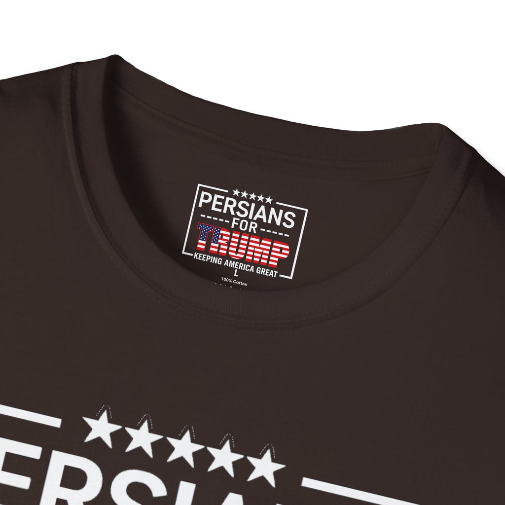 Persians for Trump T-Shirt — Patriotic American Flag Design #Iran #Persia #Trump