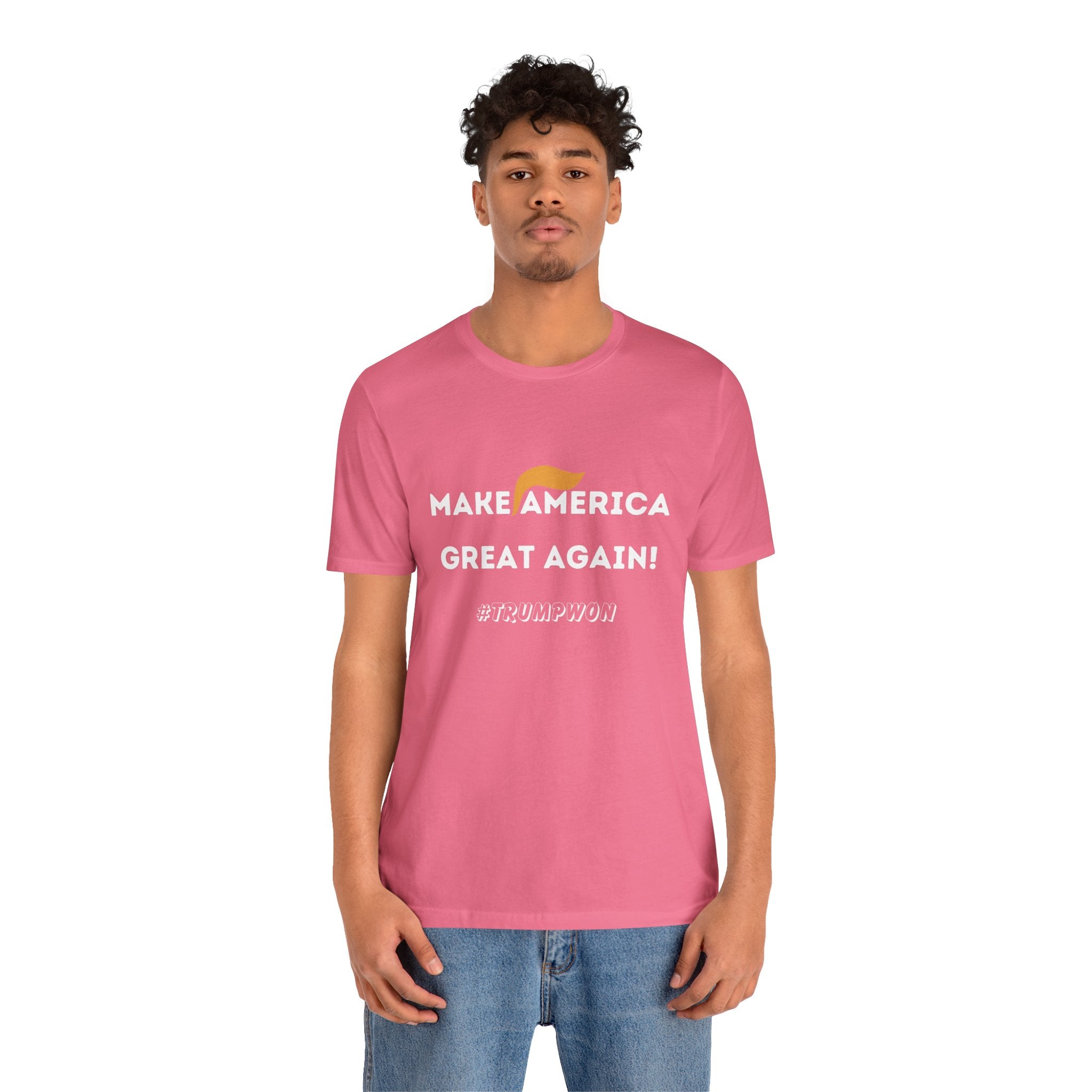 Make America Great Again T-Shirt — Retro Hair Icon Political Tee