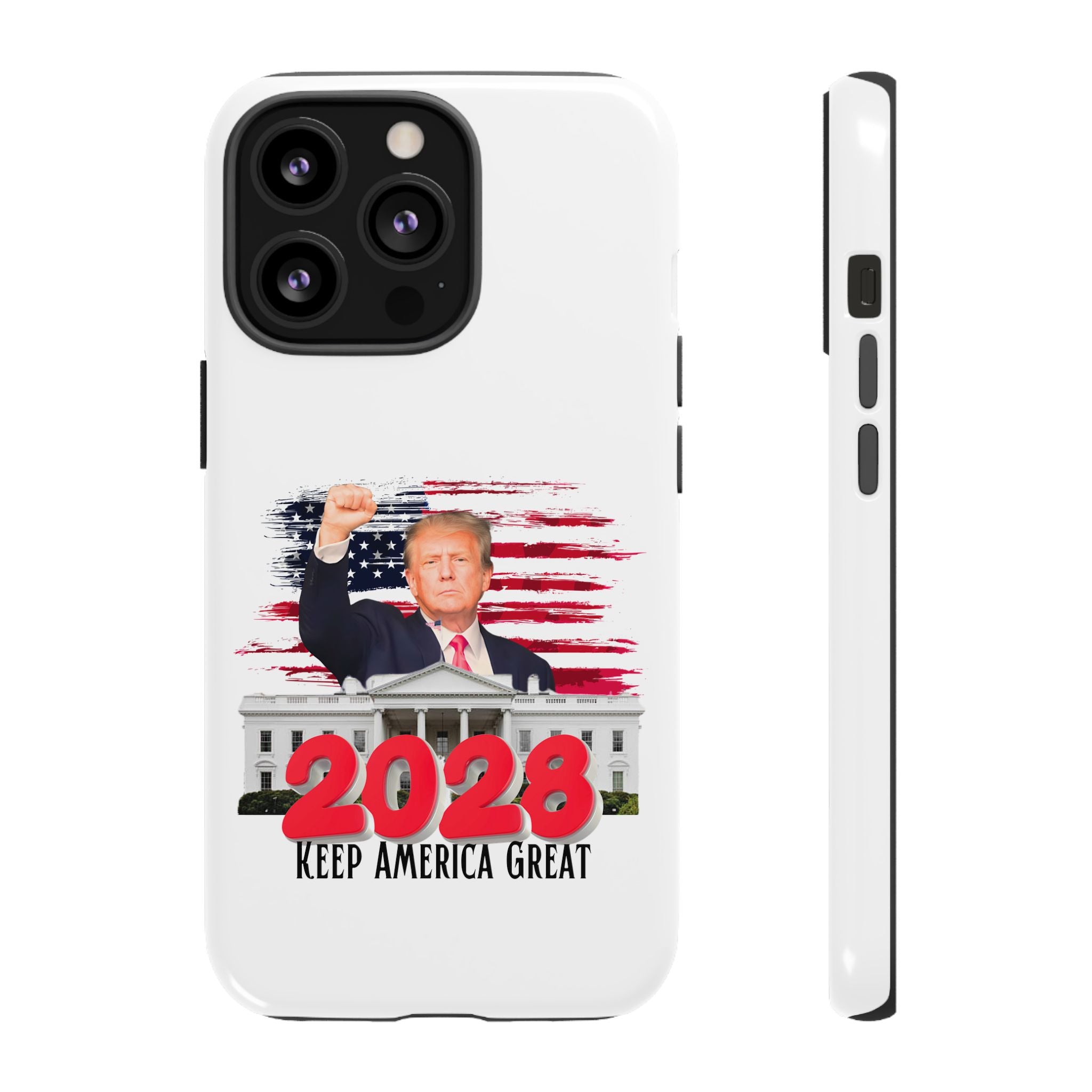 2028 Keep America Great Phone Case | Patriotic Trump Design