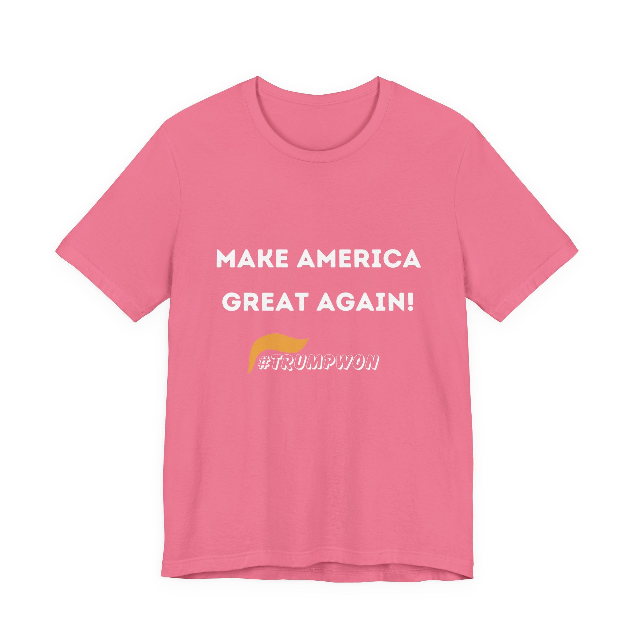 Make America Great Again #TrumpWon Unisex Jersey Short Sleeve Tee
