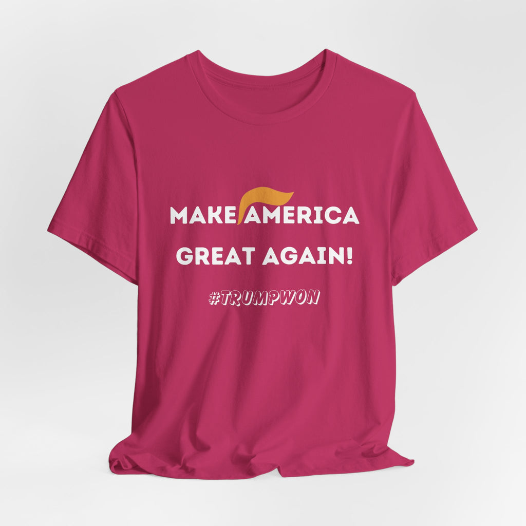 Make America Great Again T-Shirt — Retro Hair Icon Political Tee