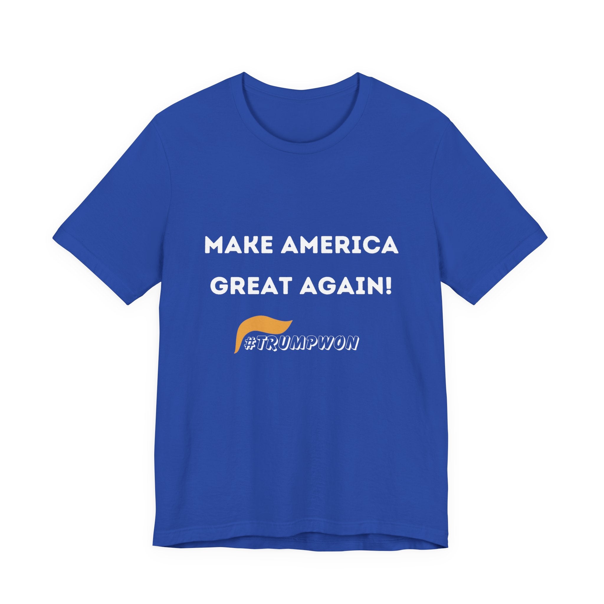 Make America Great Again #TrumpWon Unisex Jersey Short Sleeve Tee
