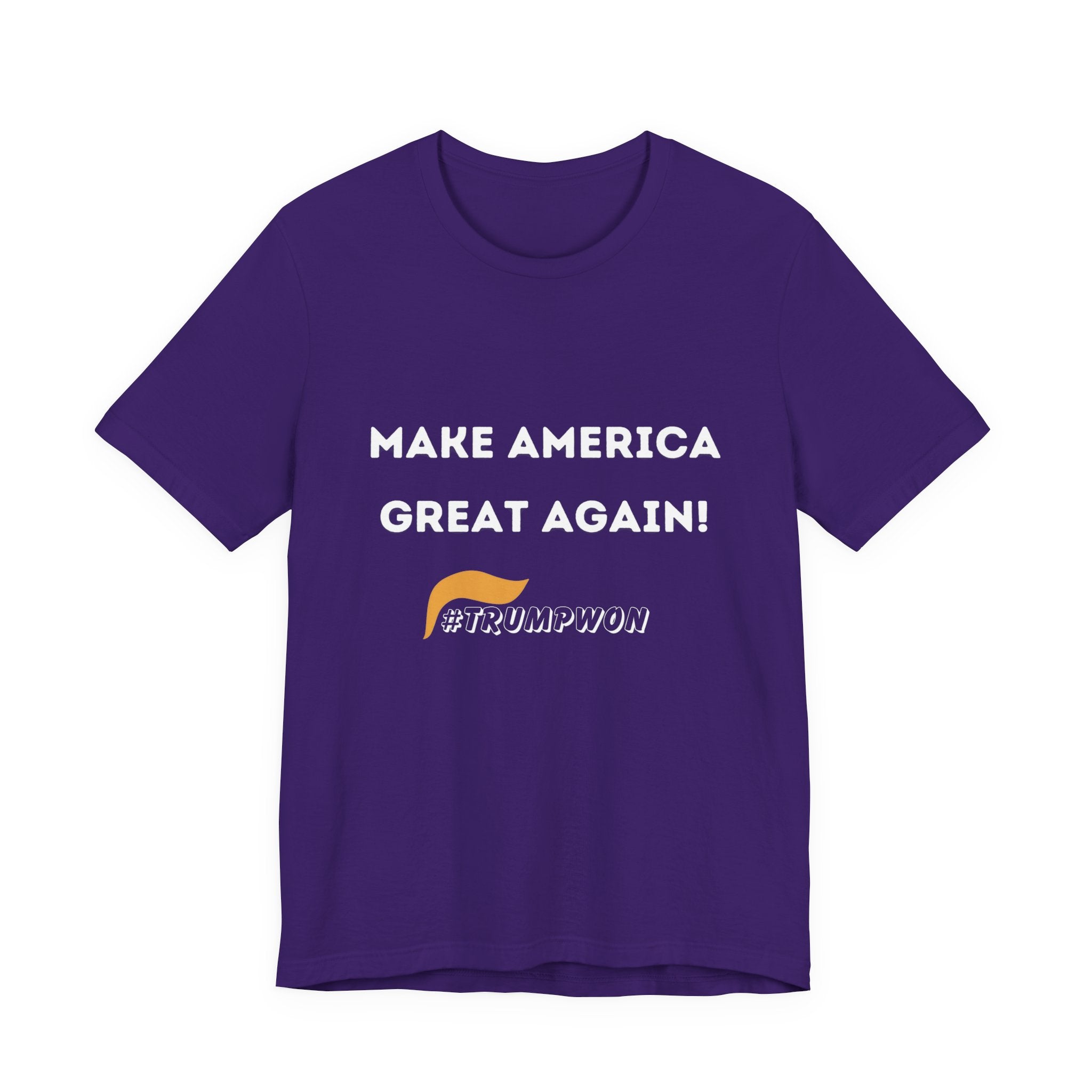 Make America Great Again #TrumpWon Unisex Jersey Short Sleeve Tee