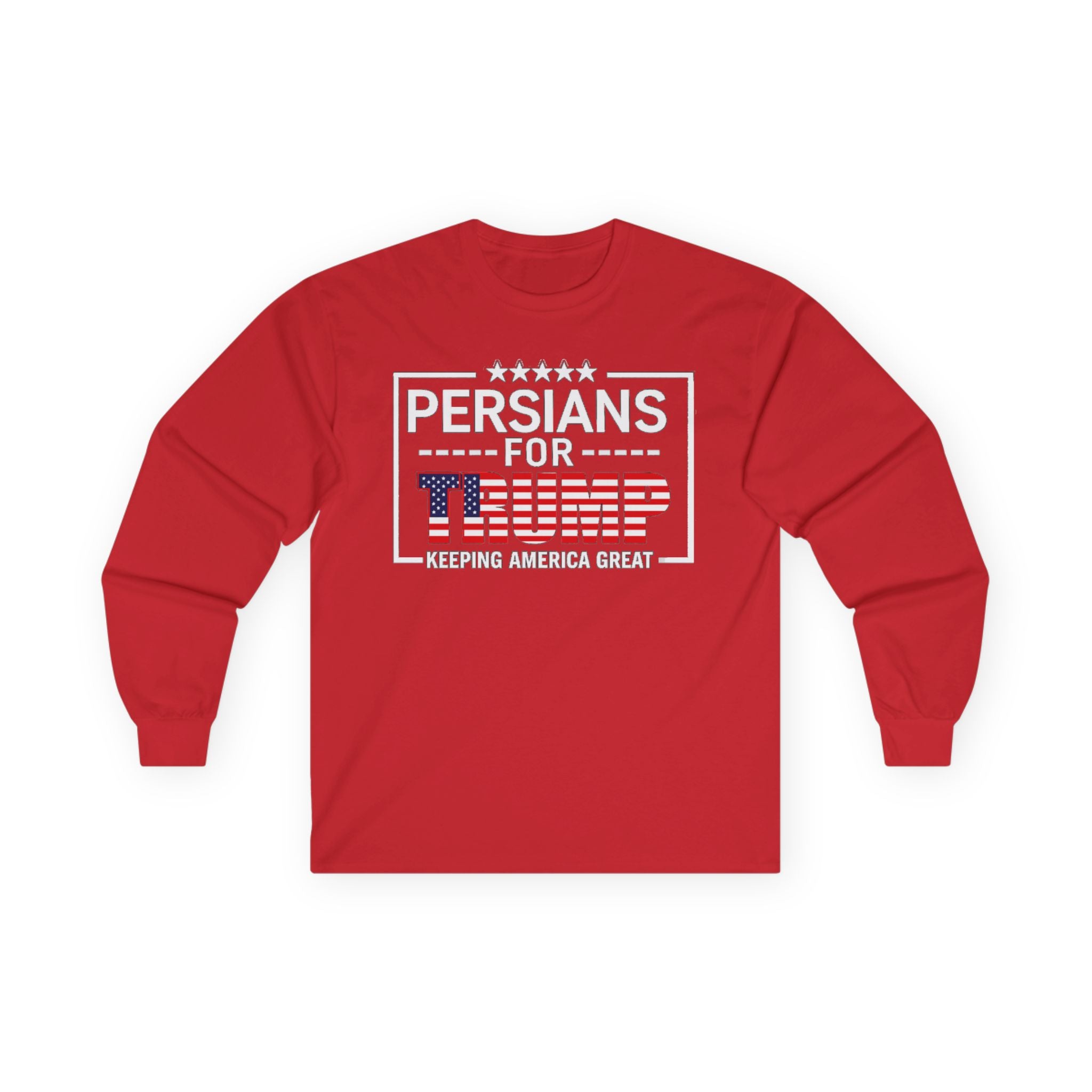 Persians For Trump Long Sleeve Tee — Keeping America Great #Iran #Persia #Trump