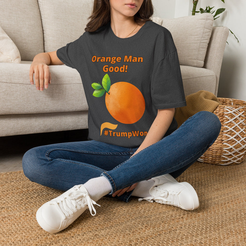 Orange Man Good Softstyle T-Shirt, Trump 2020 Tee, Unisex Shirt, Mens Womens DJT Gift, #TrumpWon