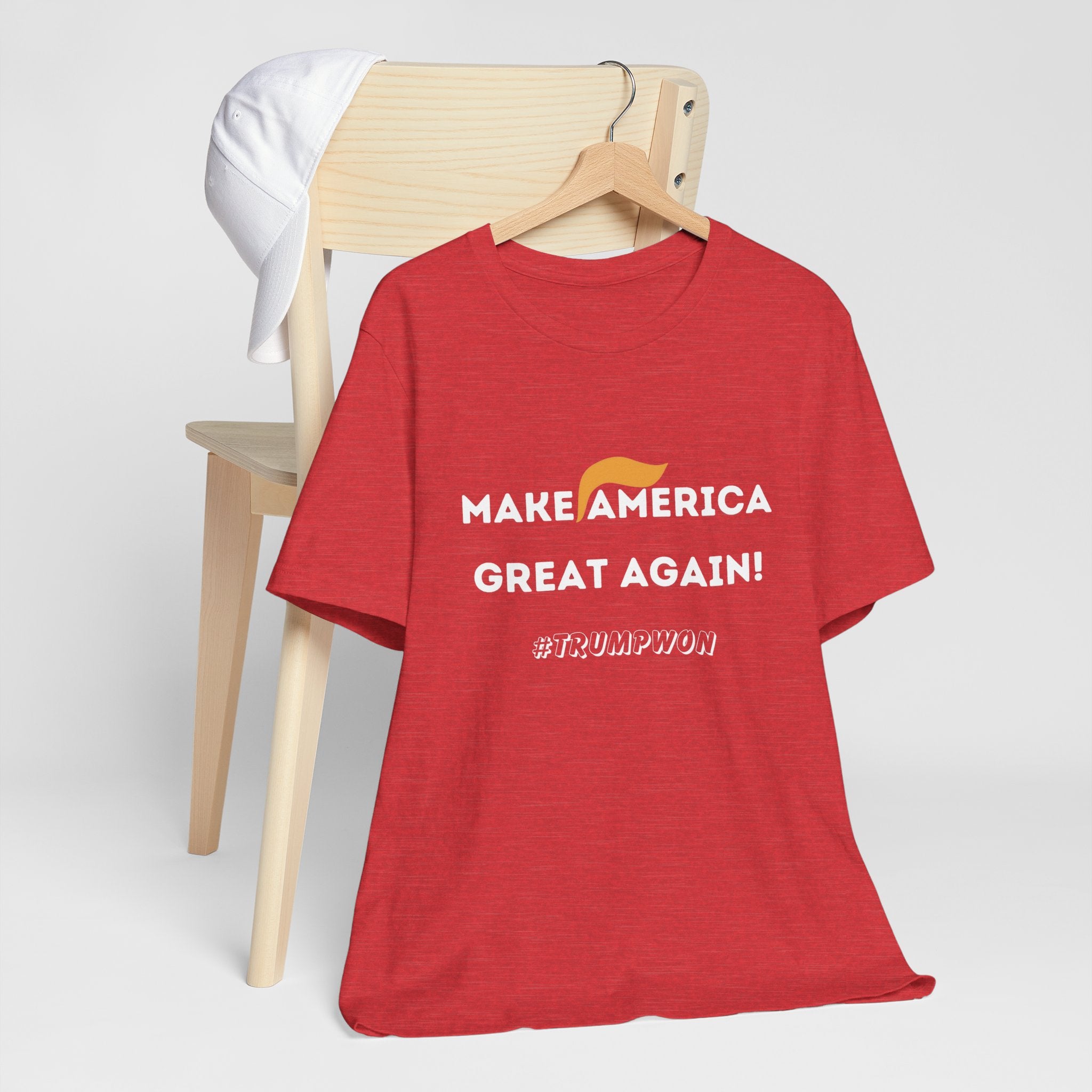 Make America Great Again T-Shirt — Retro Hair Icon Political Tee