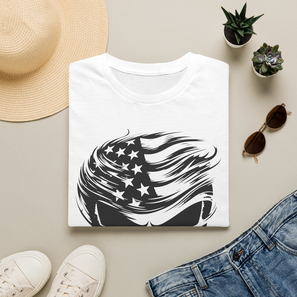 Punisher Patriotic Skull Graphic T-Shirt | Mens Womans  Softstyle Tee, Unique Gift, Casual Wear, Festival Apparel, Statement Shirt