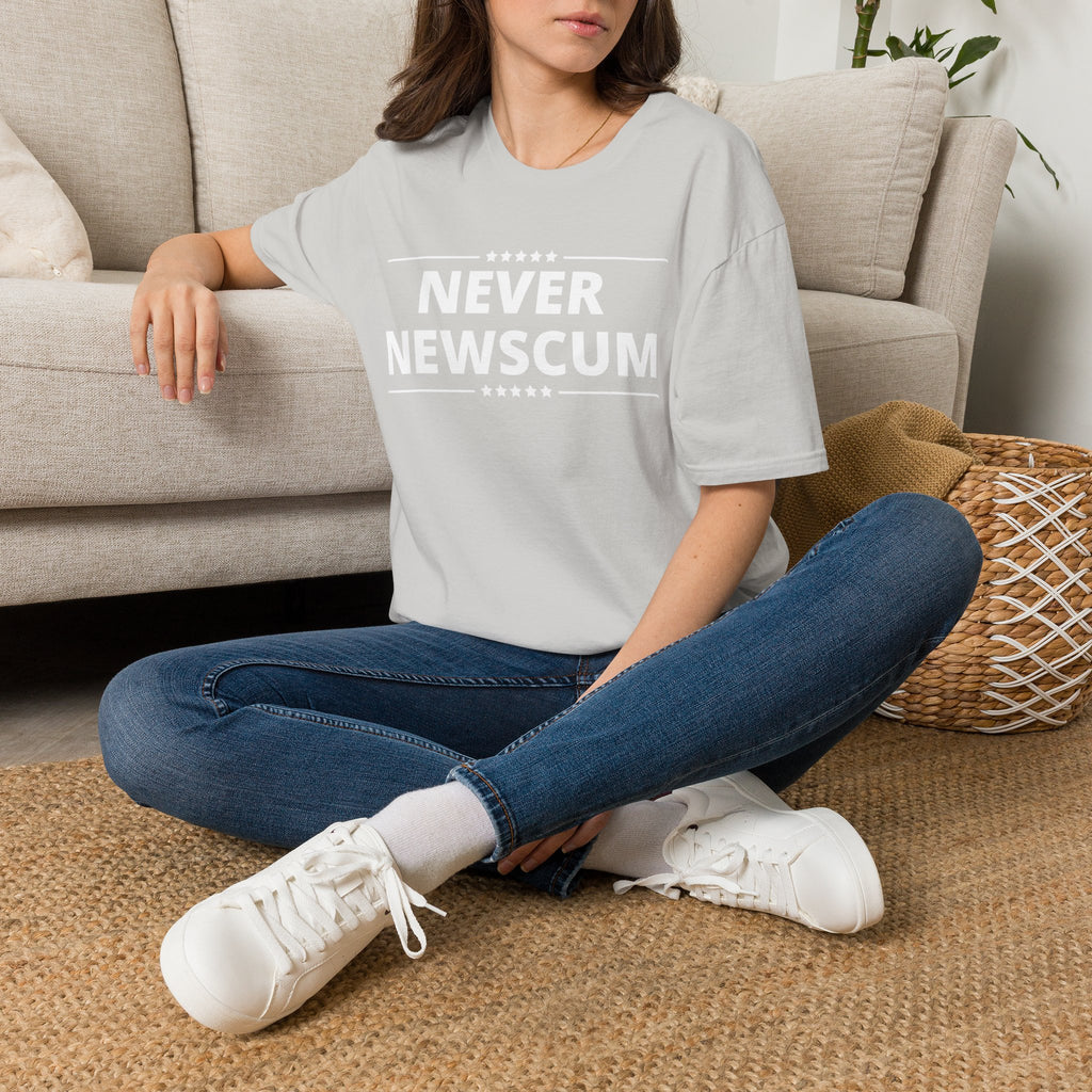 Never Newscum T-Shirt — Bold Political Statement Tee