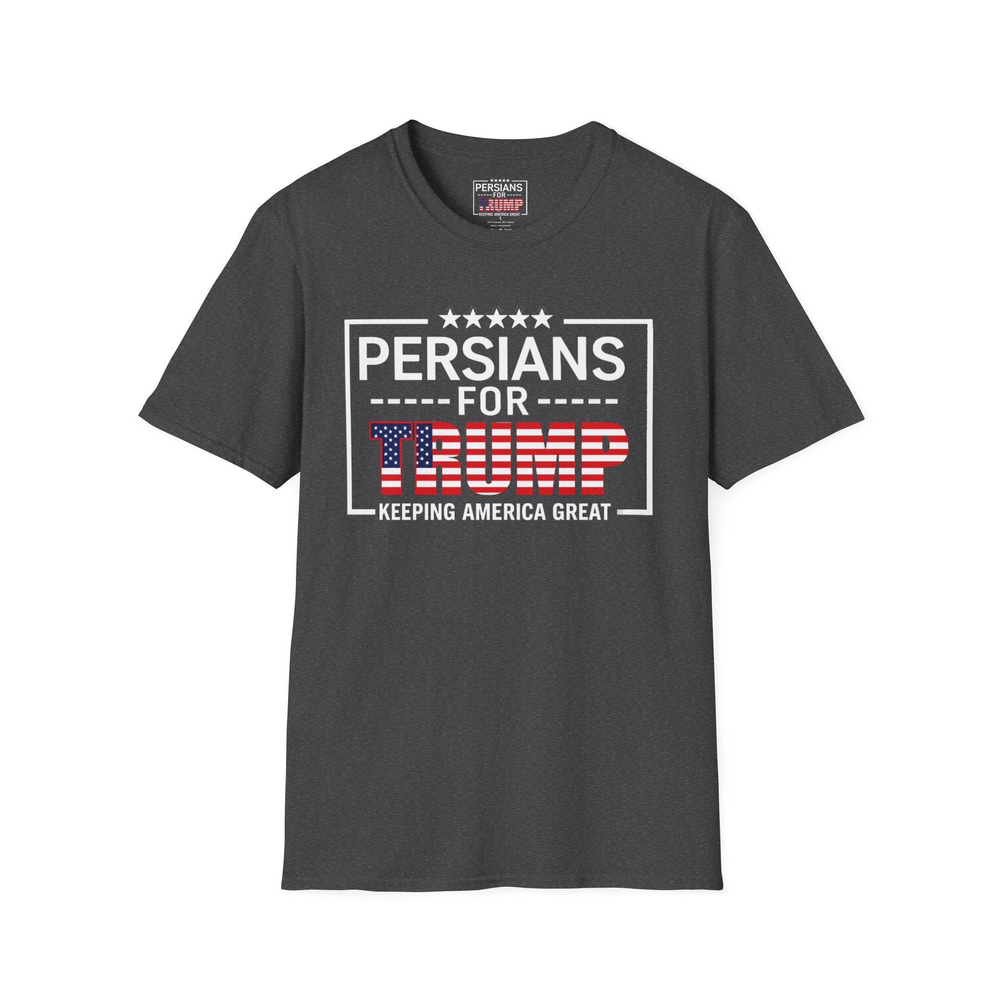 Persians for Trump T-Shirt — Patriotic American Flag Design #Iran #Persia #Trump