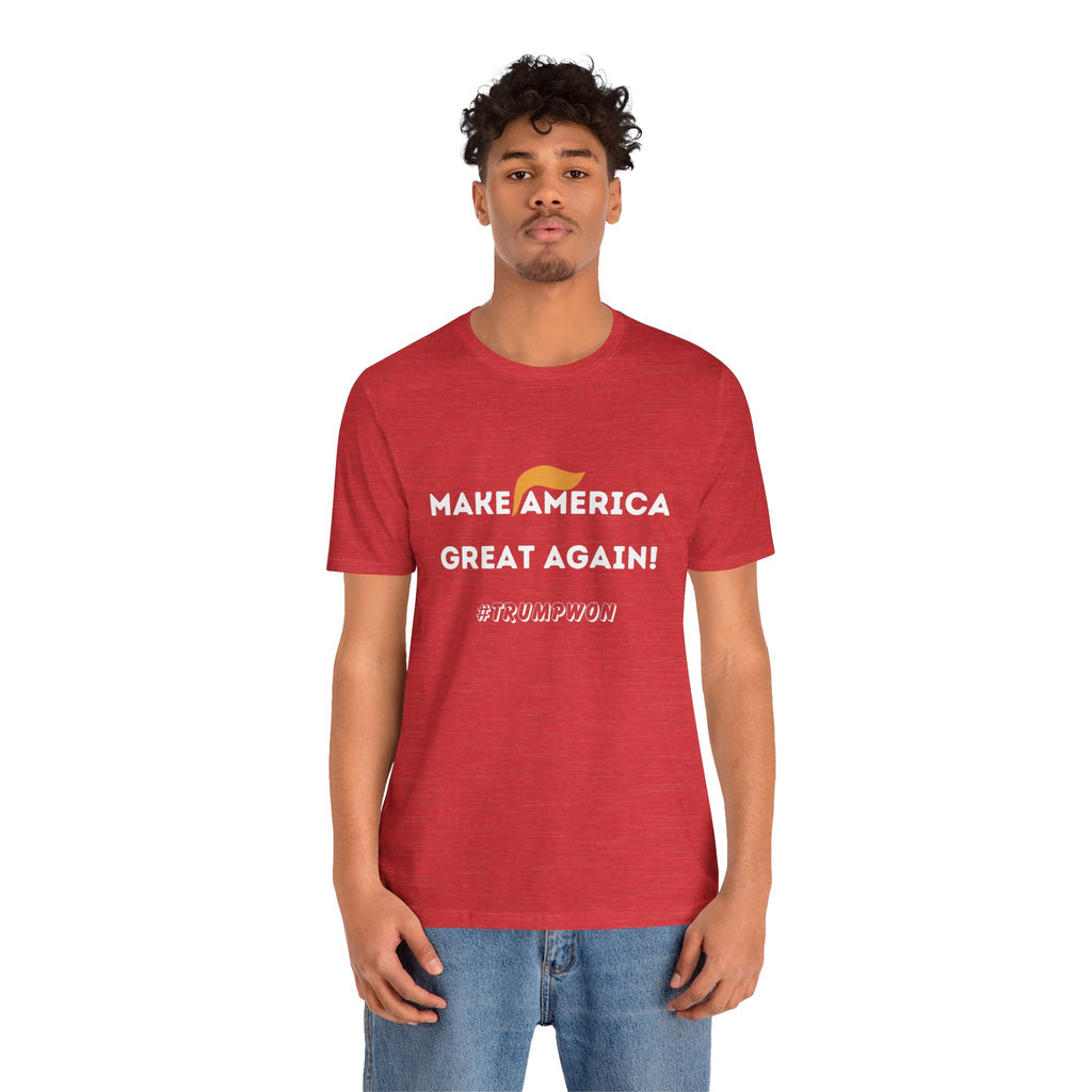 Make America Great Again T-Shirt — Retro Hair Icon Political Tee