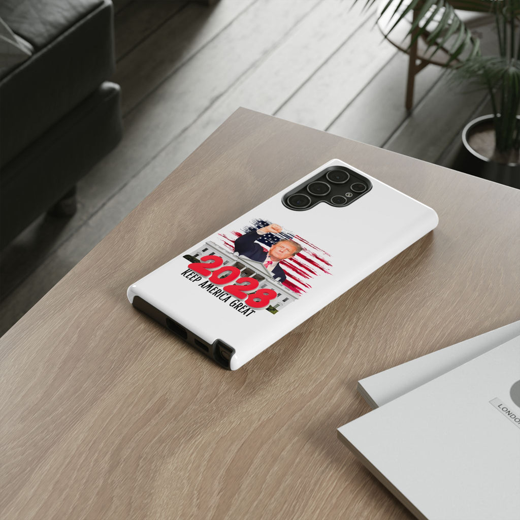 2028 Keep America Great Phone Case | Patriotic Trump Design