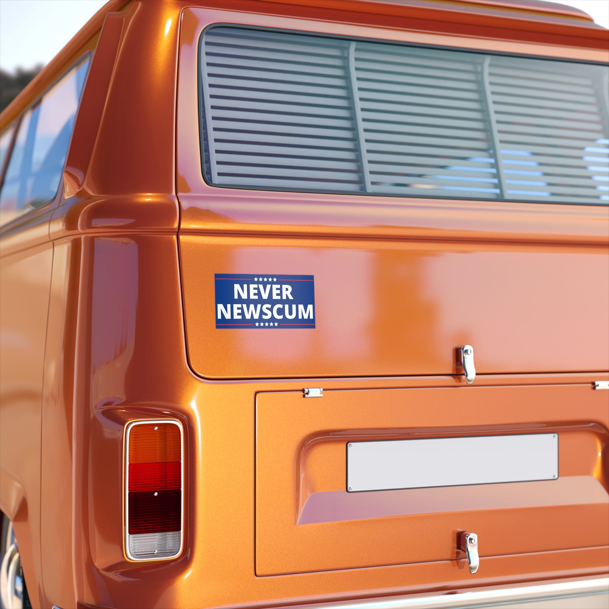 Never NewScum Bold Political Bumper Stickers, Car Decor, Funny Stickers, Debate Gifts, Outdoor Stickers, Protest Bumper Stickers