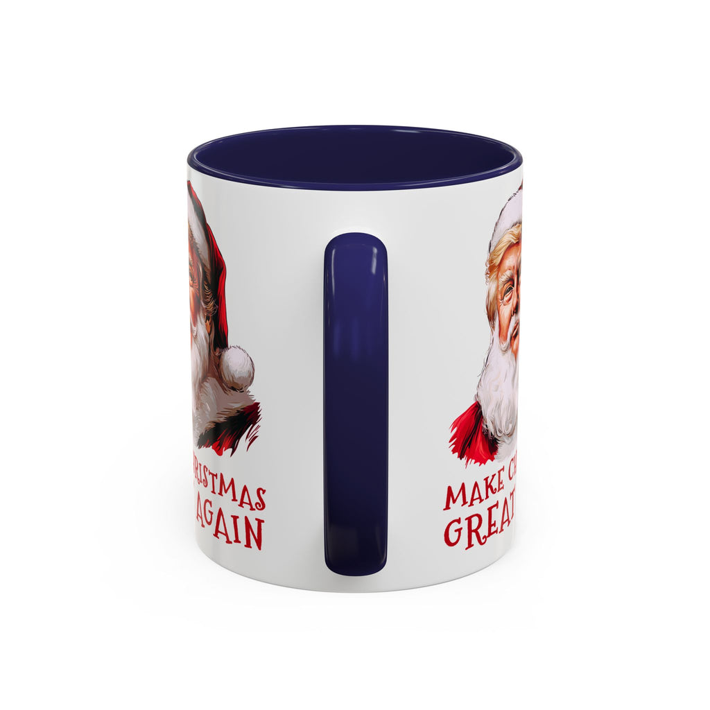 Make Christmas Great Again Mug | Accent Coffee Mug #Trump
