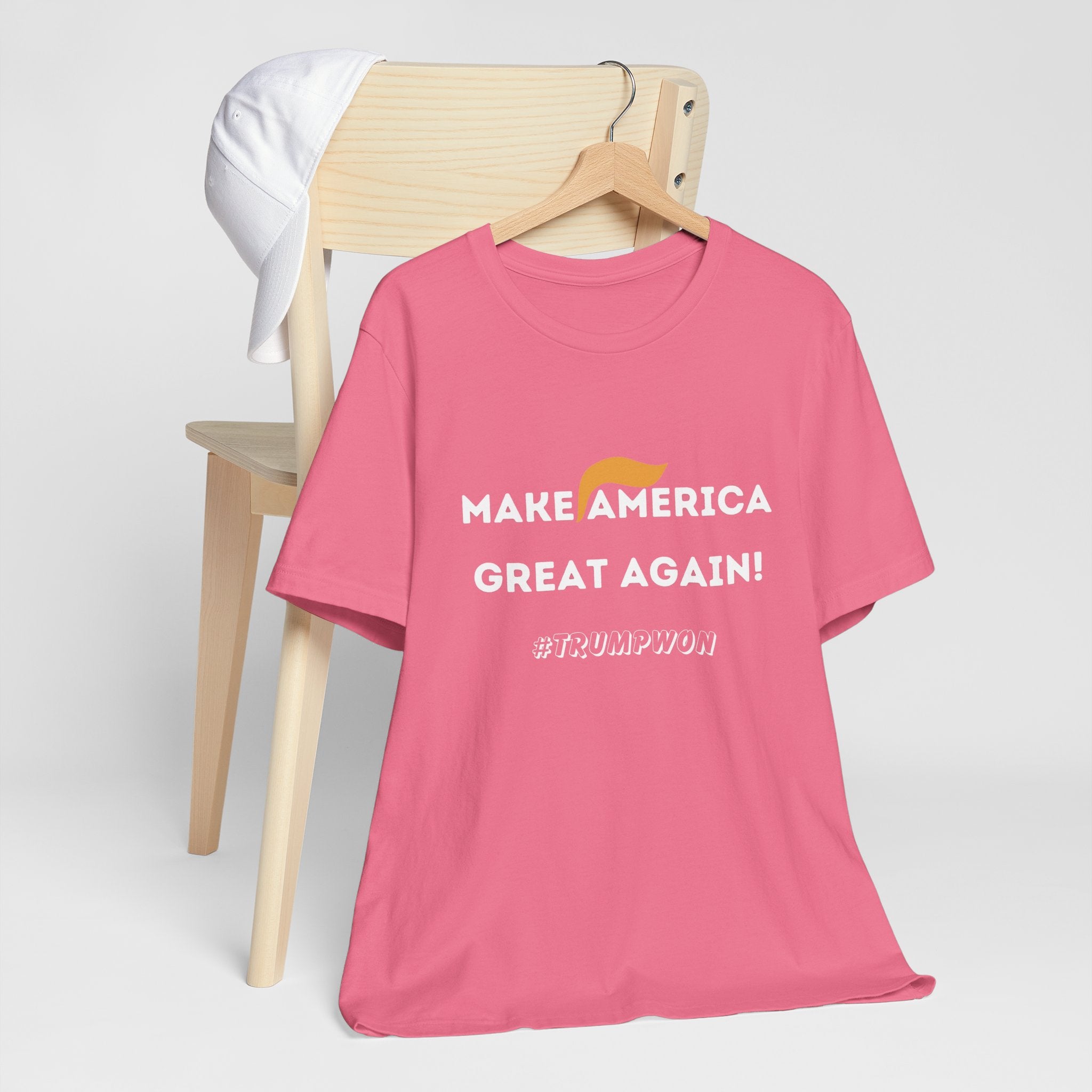 Make America Great Again T-Shirt — Retro Hair Icon Political Tee