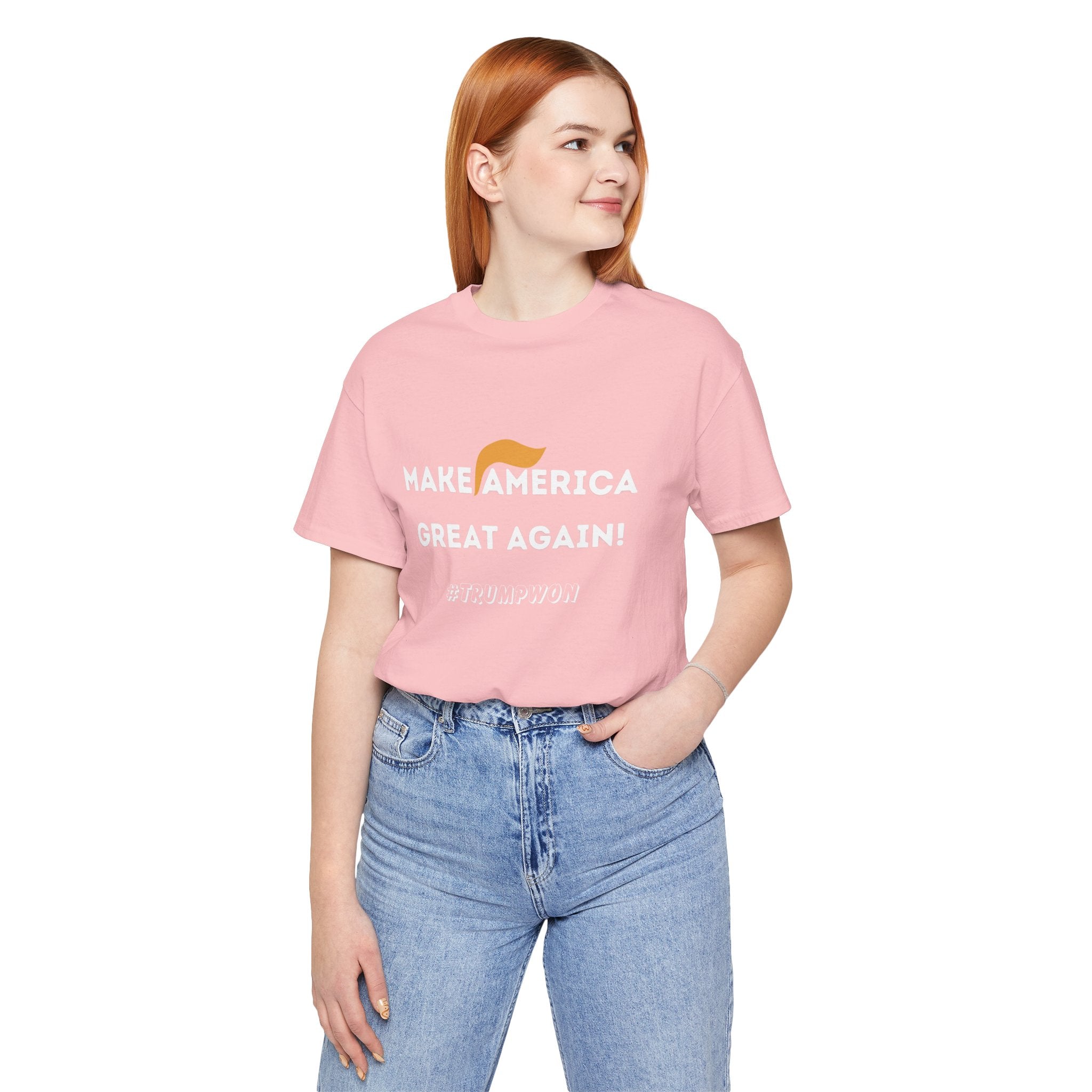 Make America Great Again T-Shirt — Retro Hair Icon Political Tee