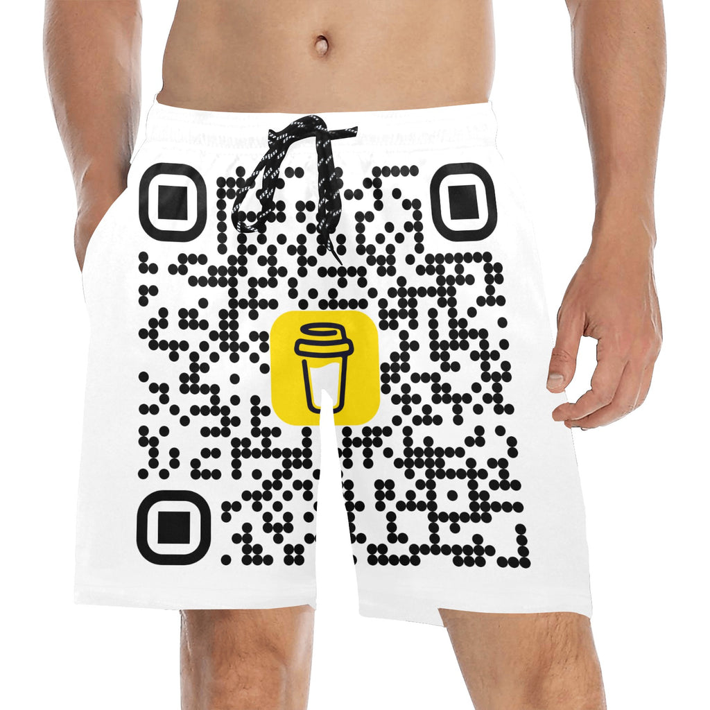 What Could it Be ? Men's Mid-Length Beach Shorts