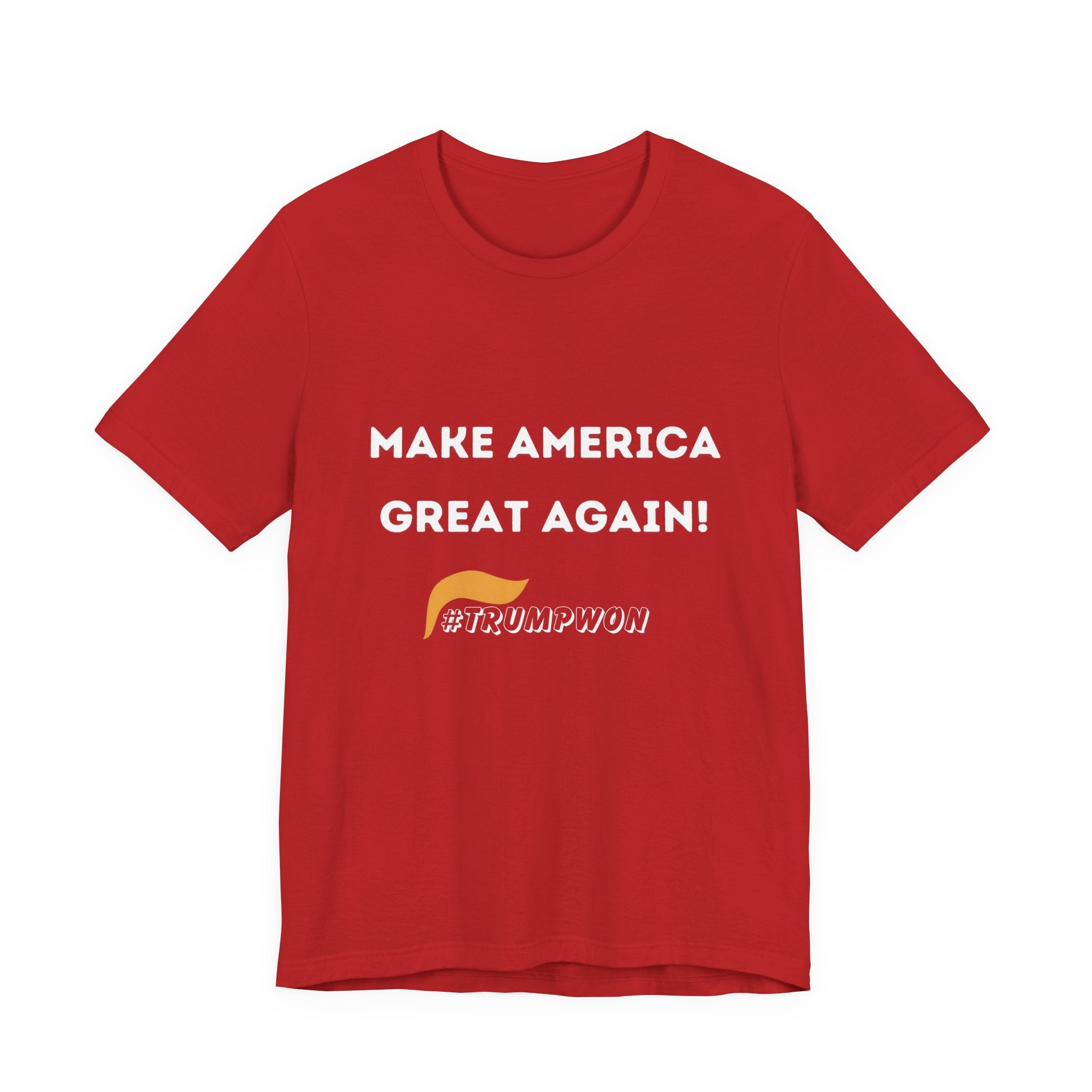 Make America Great Again #TrumpWon Unisex Jersey Short Sleeve Tee
