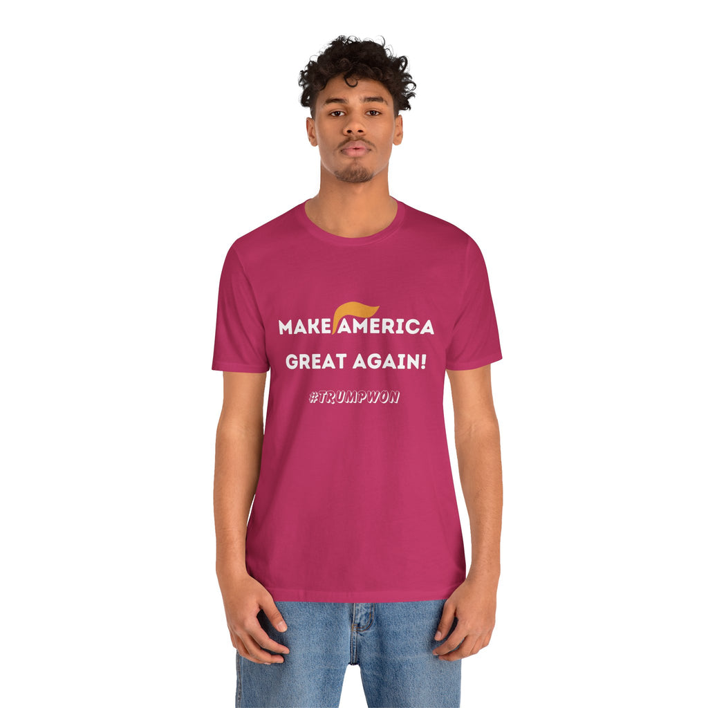 Make America Great Again T-Shirt — Retro Hair Icon Political Tee