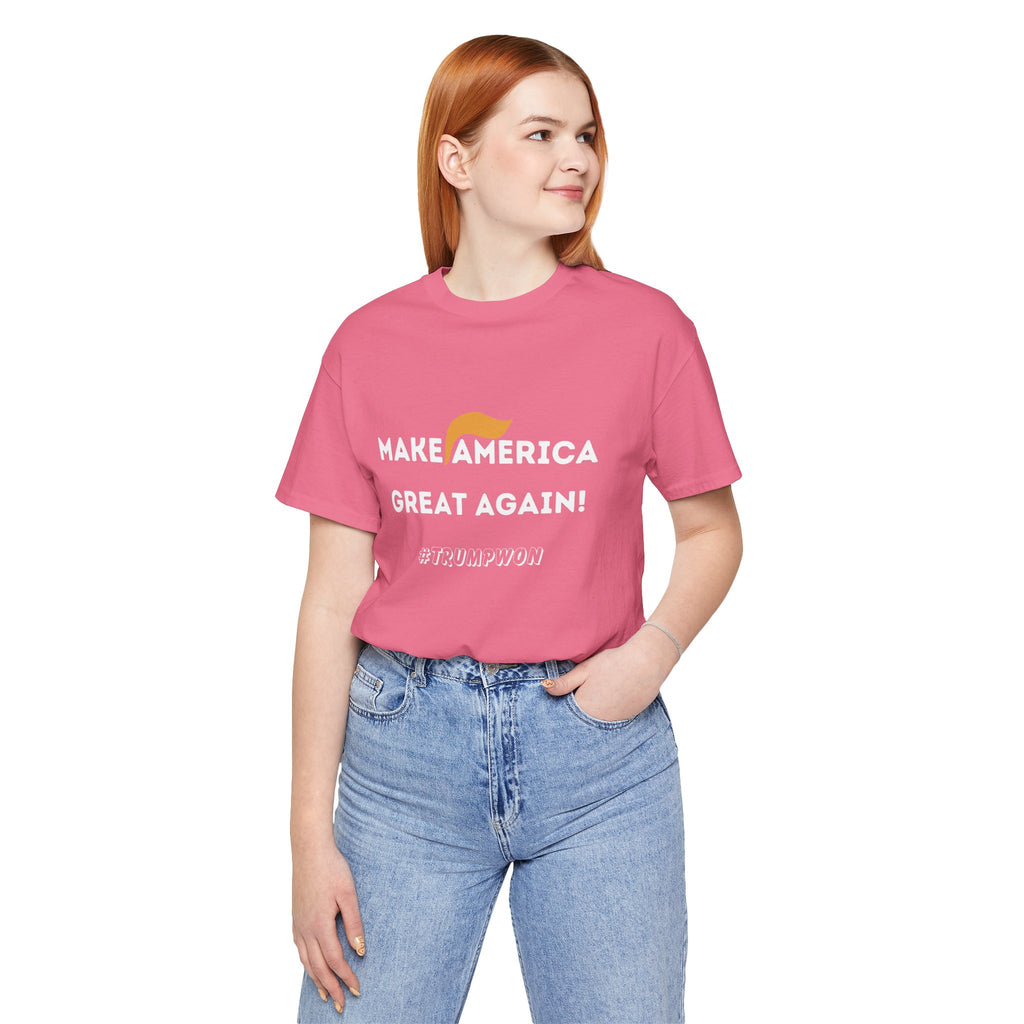Make America Great Again T-Shirt — Retro Hair Icon Political Tee