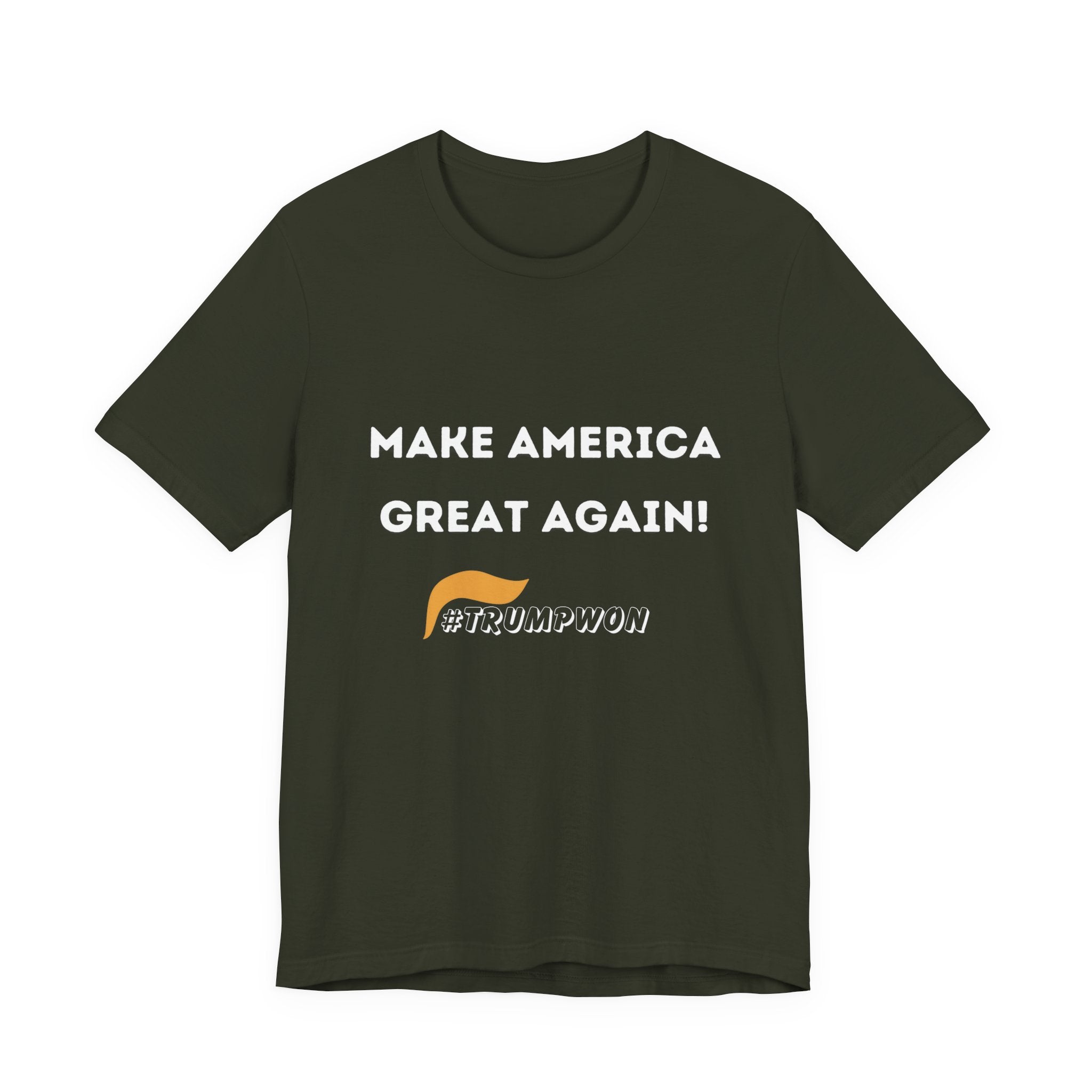 Make America Great Again #TrumpWon Unisex Jersey Short Sleeve Tee