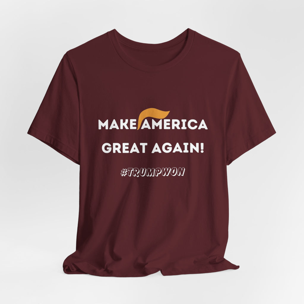 Make America Great Again T-Shirt — Retro Hair Icon Political Tee