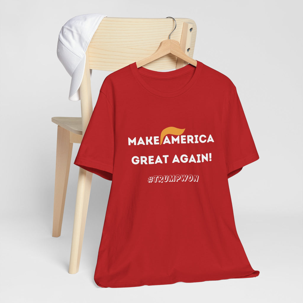 Make America Great Again T-Shirt — Retro Hair Icon Political Tee