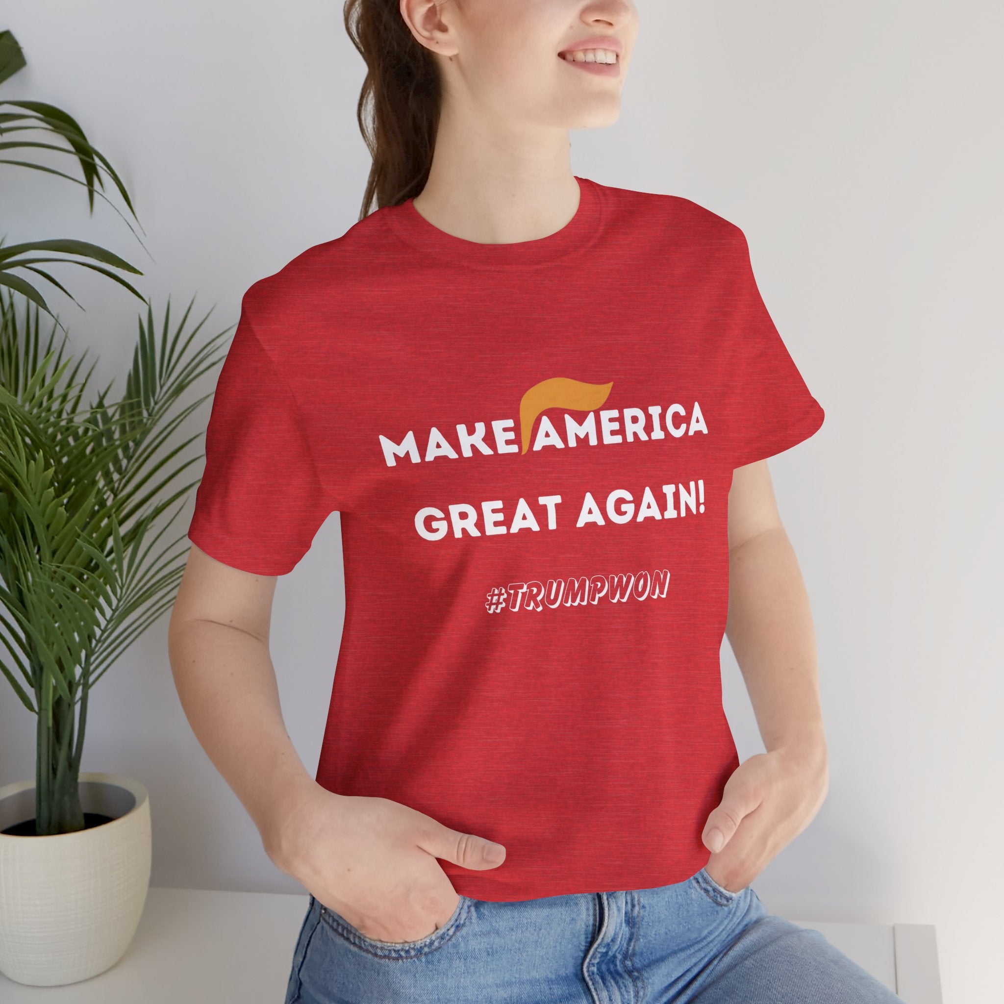 Make America Great Again T-Shirt — Retro Hair Icon Political Tee