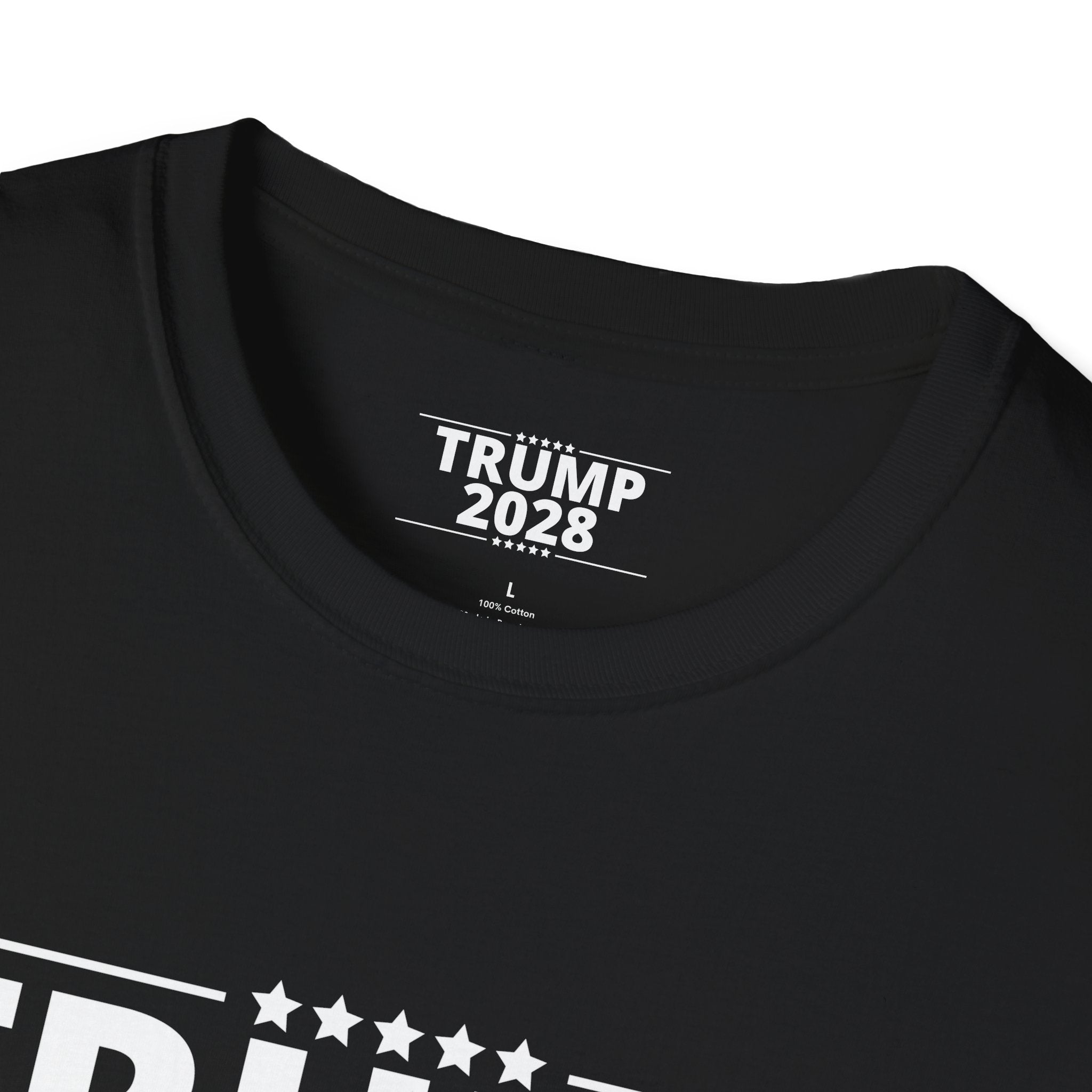 Trump 2028 Mens and Womans Softstyle T-Shirt | Political Apparel, Election 2028 Shirt, Campaign Tee, Gifts for Supporters, Rally Wear