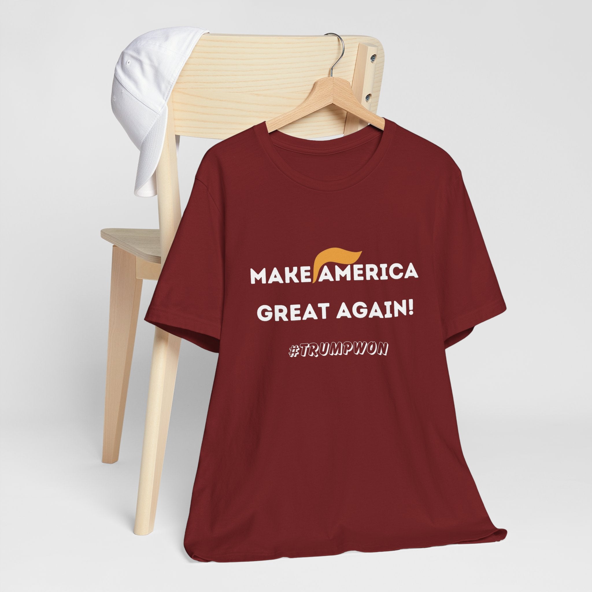 Make America Great Again T-Shirt — Retro Hair Icon Political Tee
