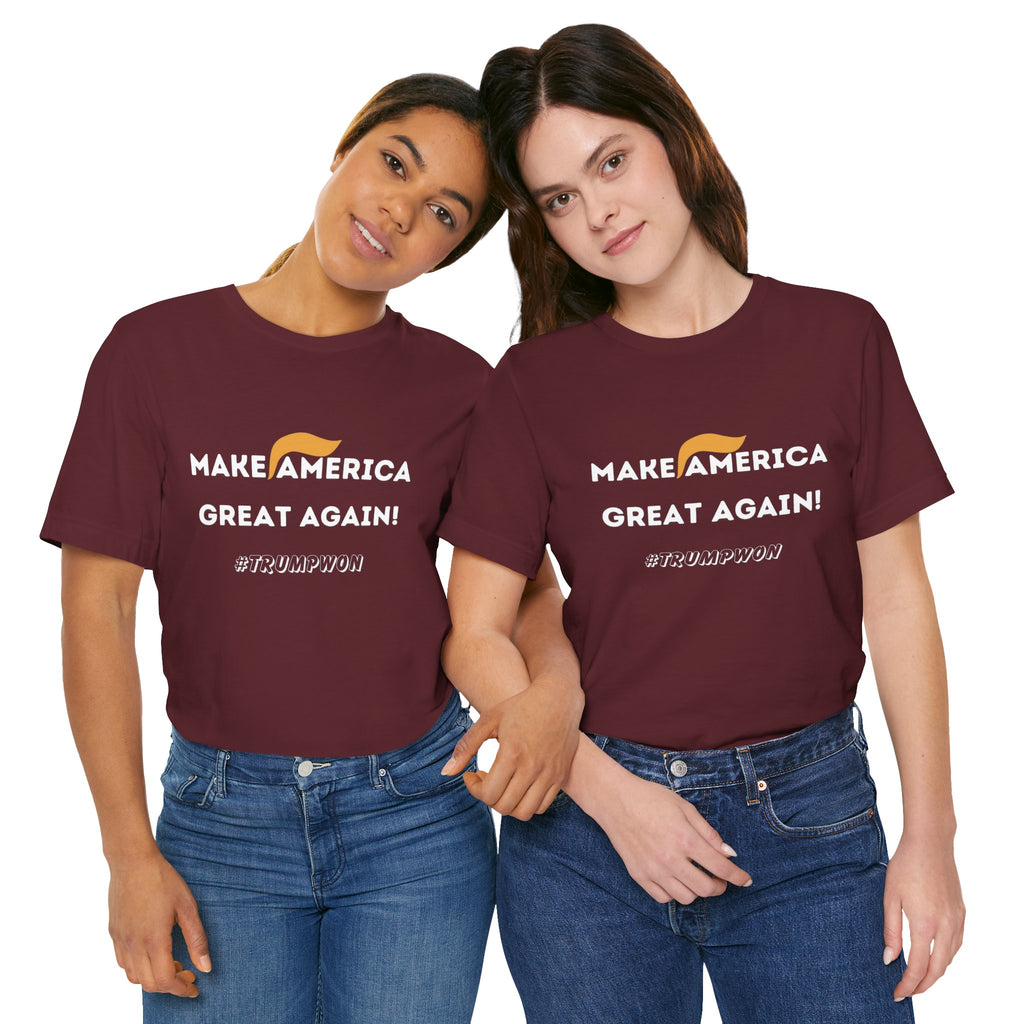 Make America Great Again T-Shirt — Retro Hair Icon Political Tee
