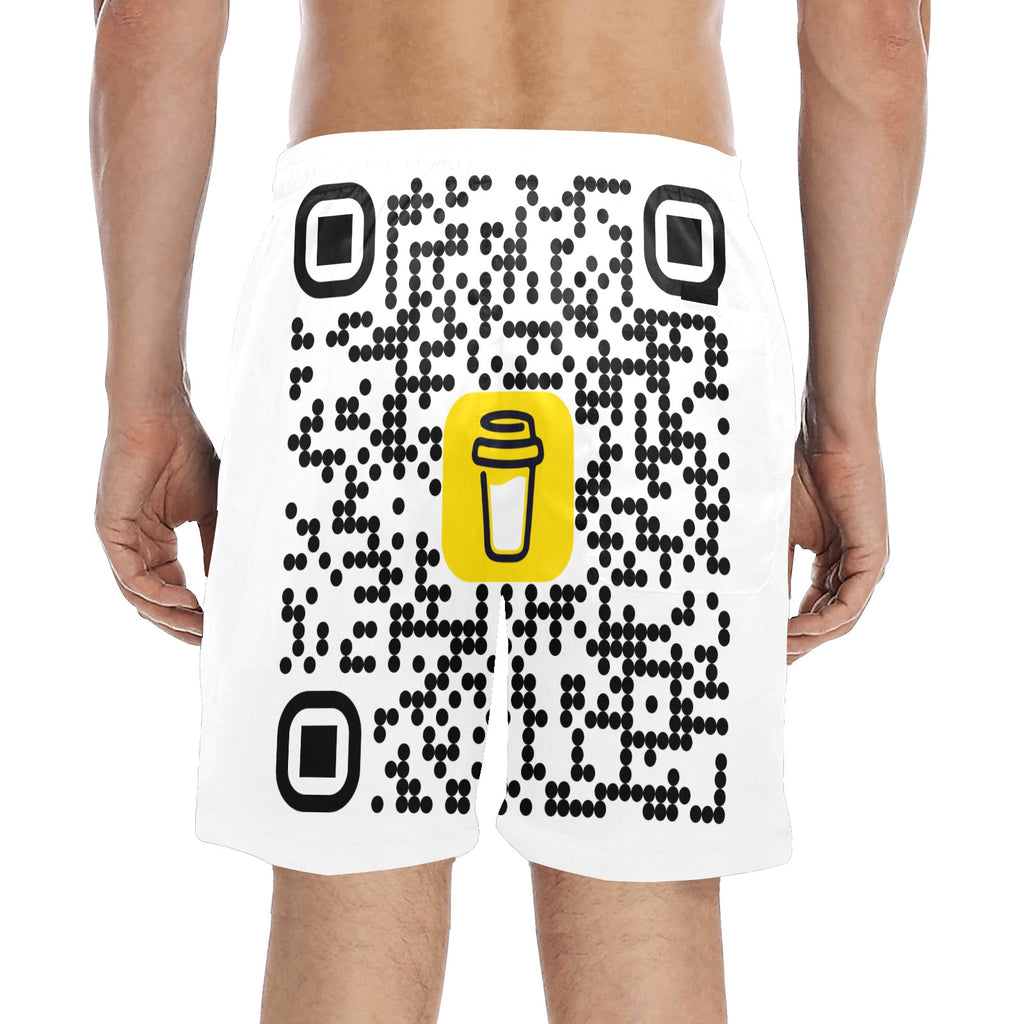 What Could it Be ? Men's Mid-Length Beach Shorts