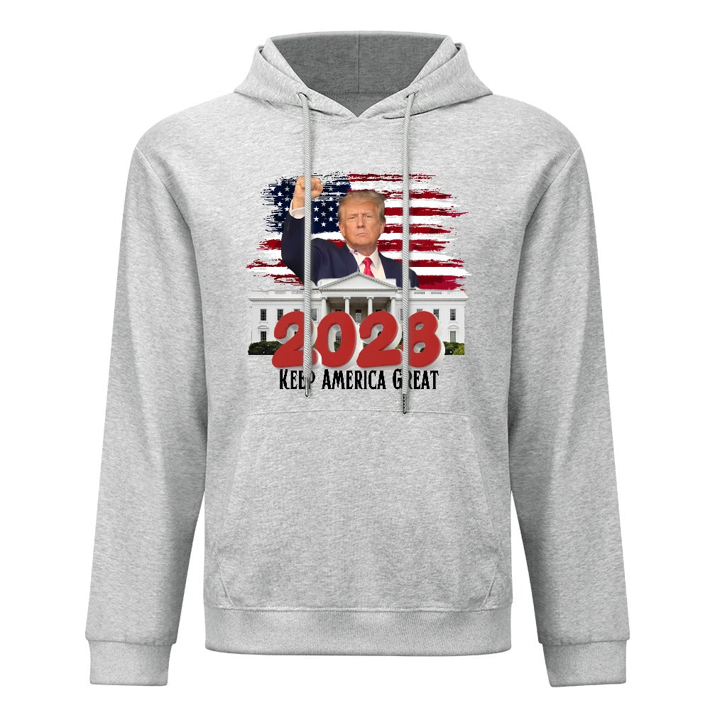 Keep America Great Trump 2028 New Pure cotton hooded sweater FREE SHIPPING