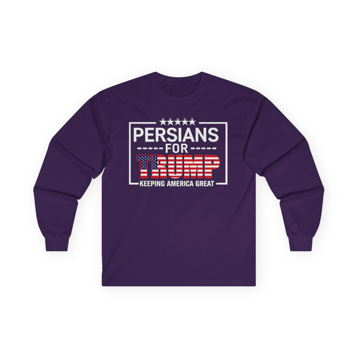 Persians For Trump Long Sleeve Tee — Keeping America Great #Iran #Persia #Trump