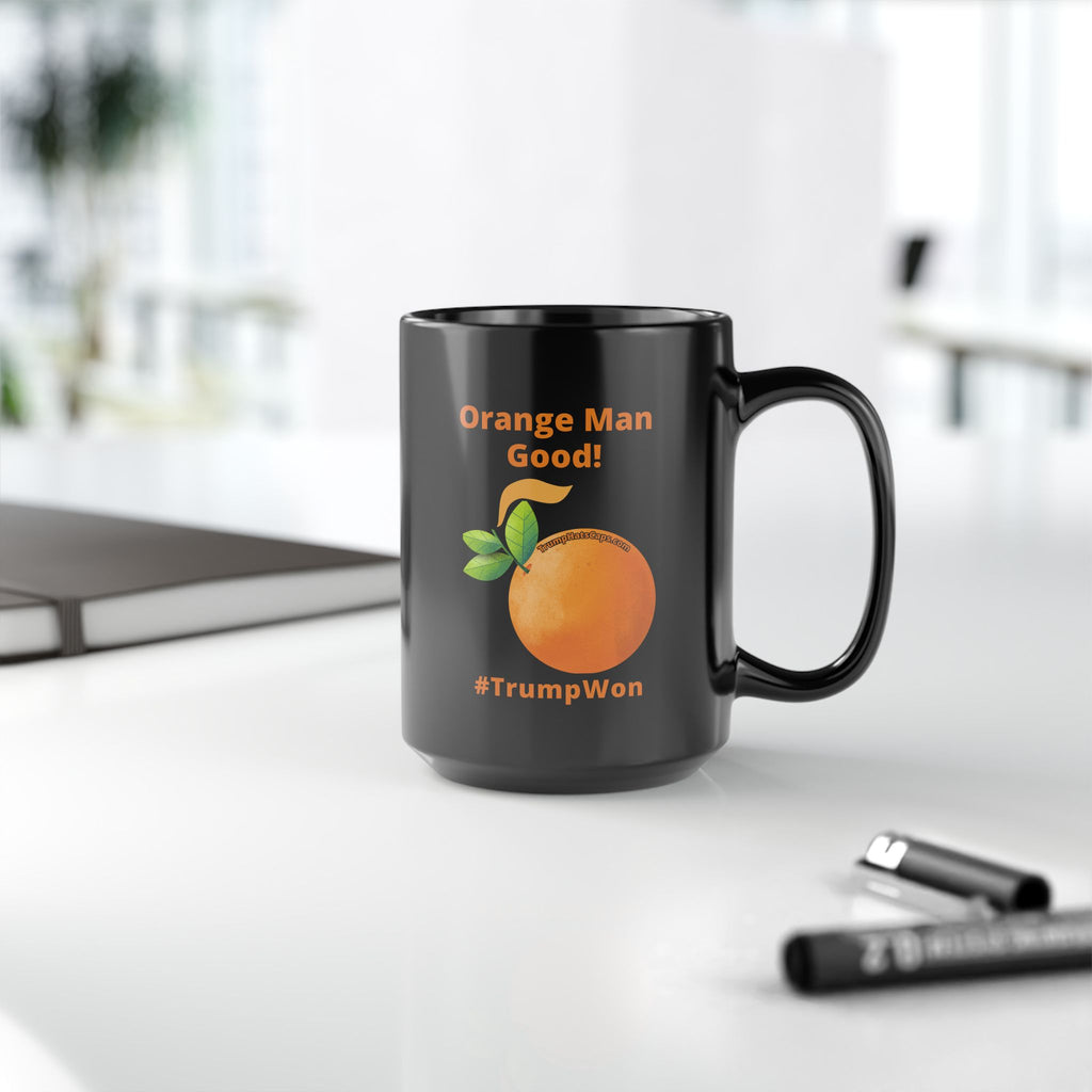 Orange Man Good  Mug, Conservative Gift, Pro-Trump Coffee Cup, 15oz Tea Mug, Republican Supporter Drinkware, Conservative Gift Ideas
