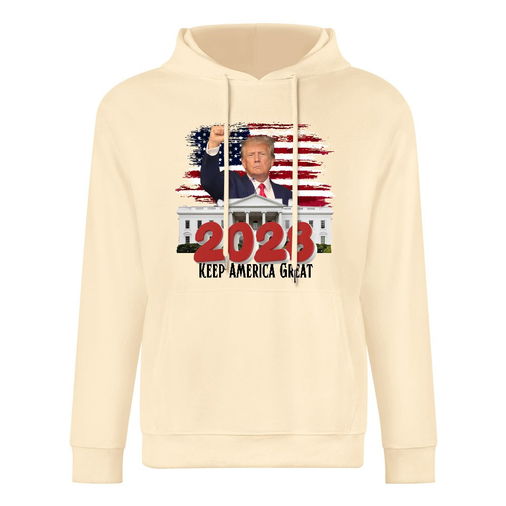 Keep America Great 2028 Trump New Pure cotton hooded sweater FREE SHIPPING