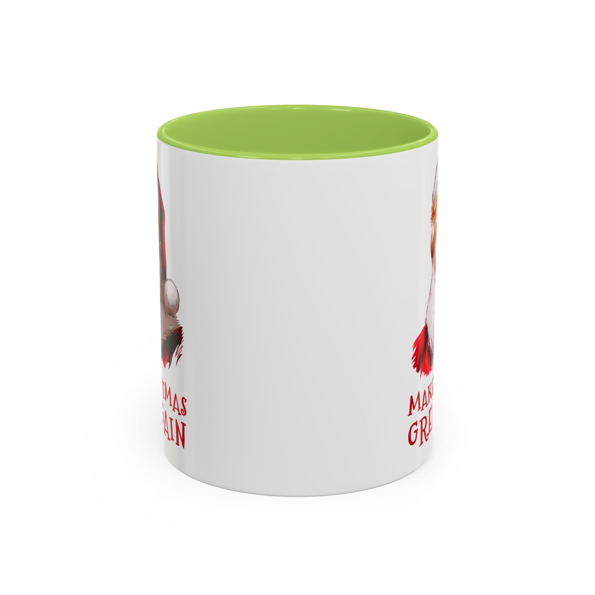 Make Christmas Great Again Mug | Accent Coffee Mug #Trump