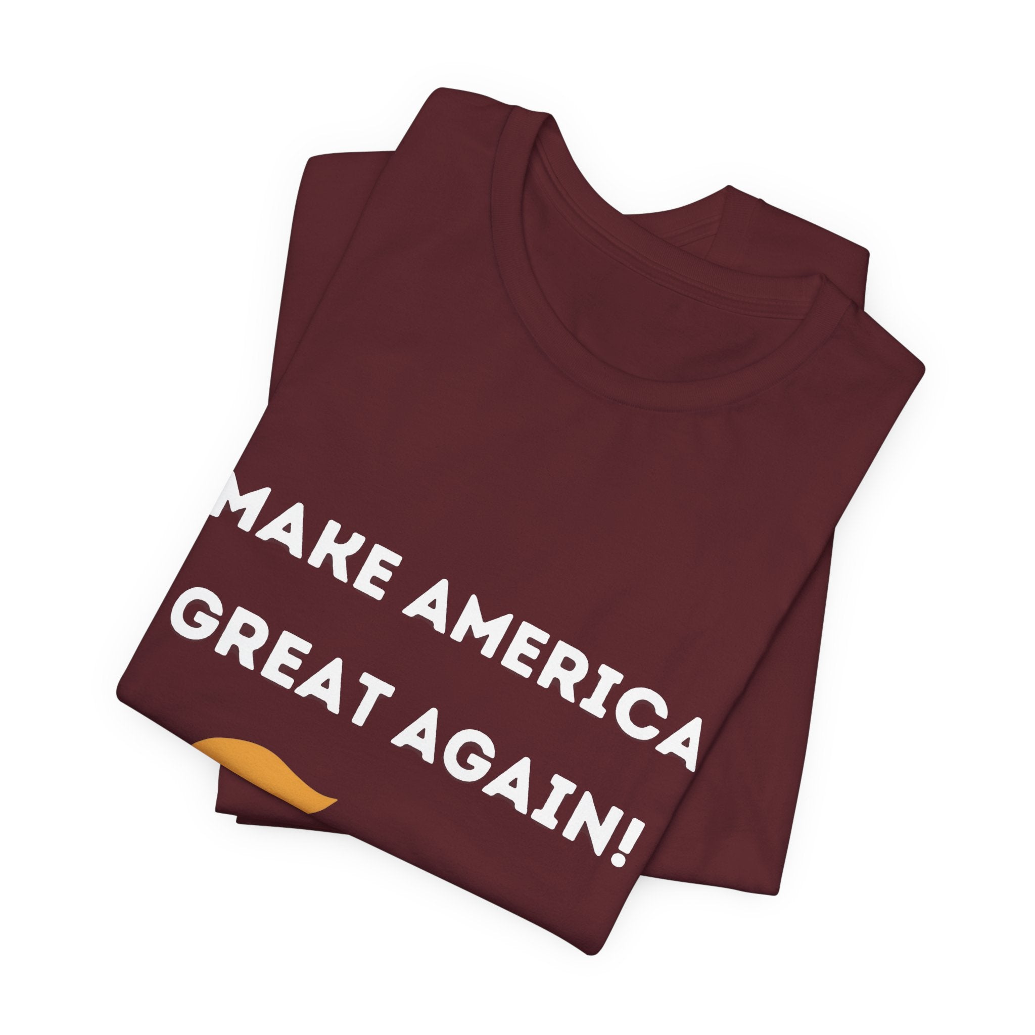 Make America Great Again #TrumpWon Mens Womans Jersey Short Sleeve Tee, Election Tee, Political Shirt, Patriotic Apparel, American Flag Clothing