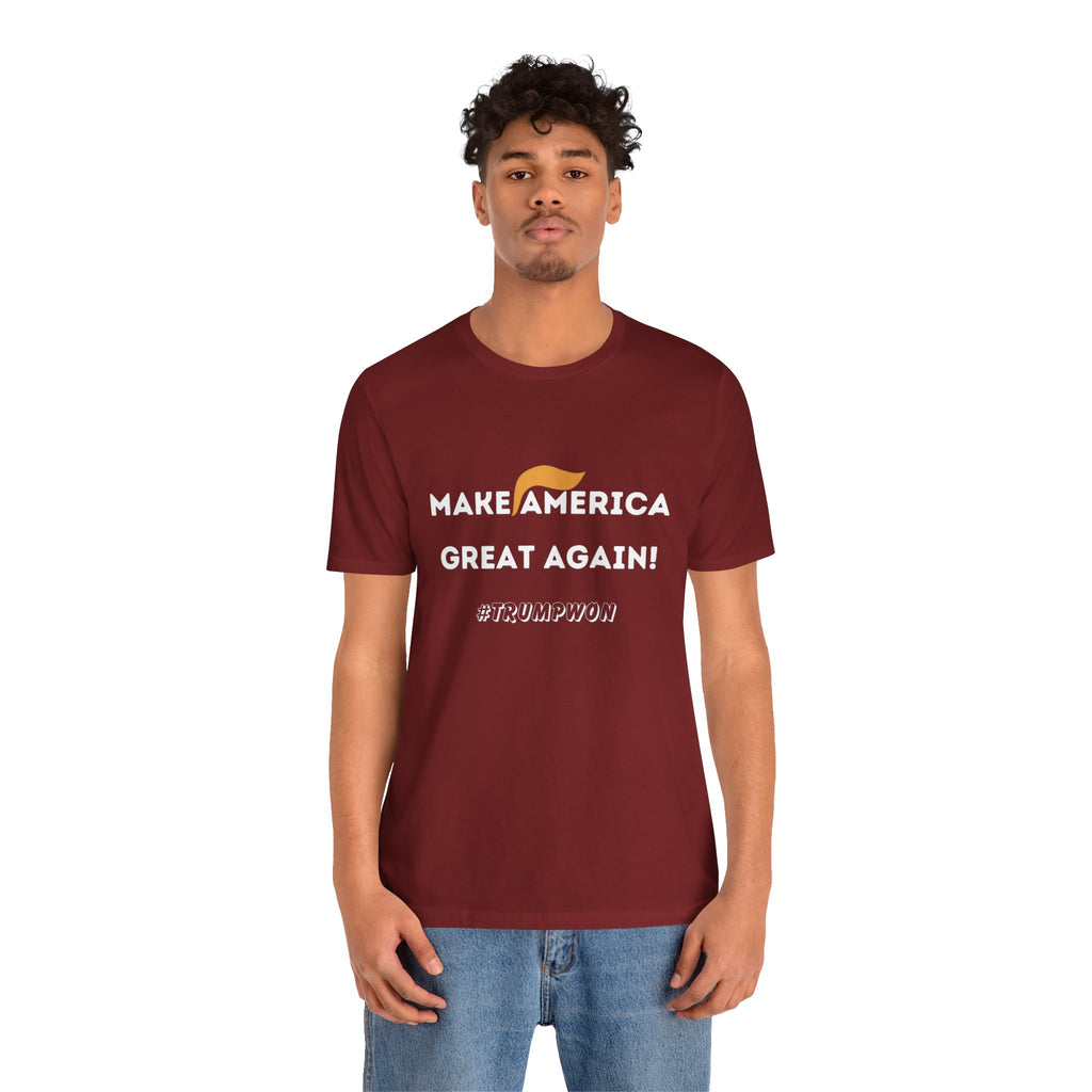 Make America Great Again T-Shirt — Retro Hair Icon Political Tee