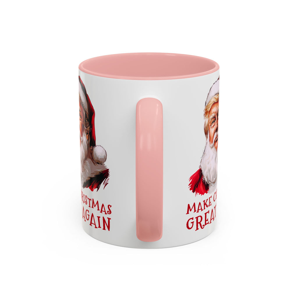 Make Christmas Great Again Mug | Accent Coffee Mug #Trump